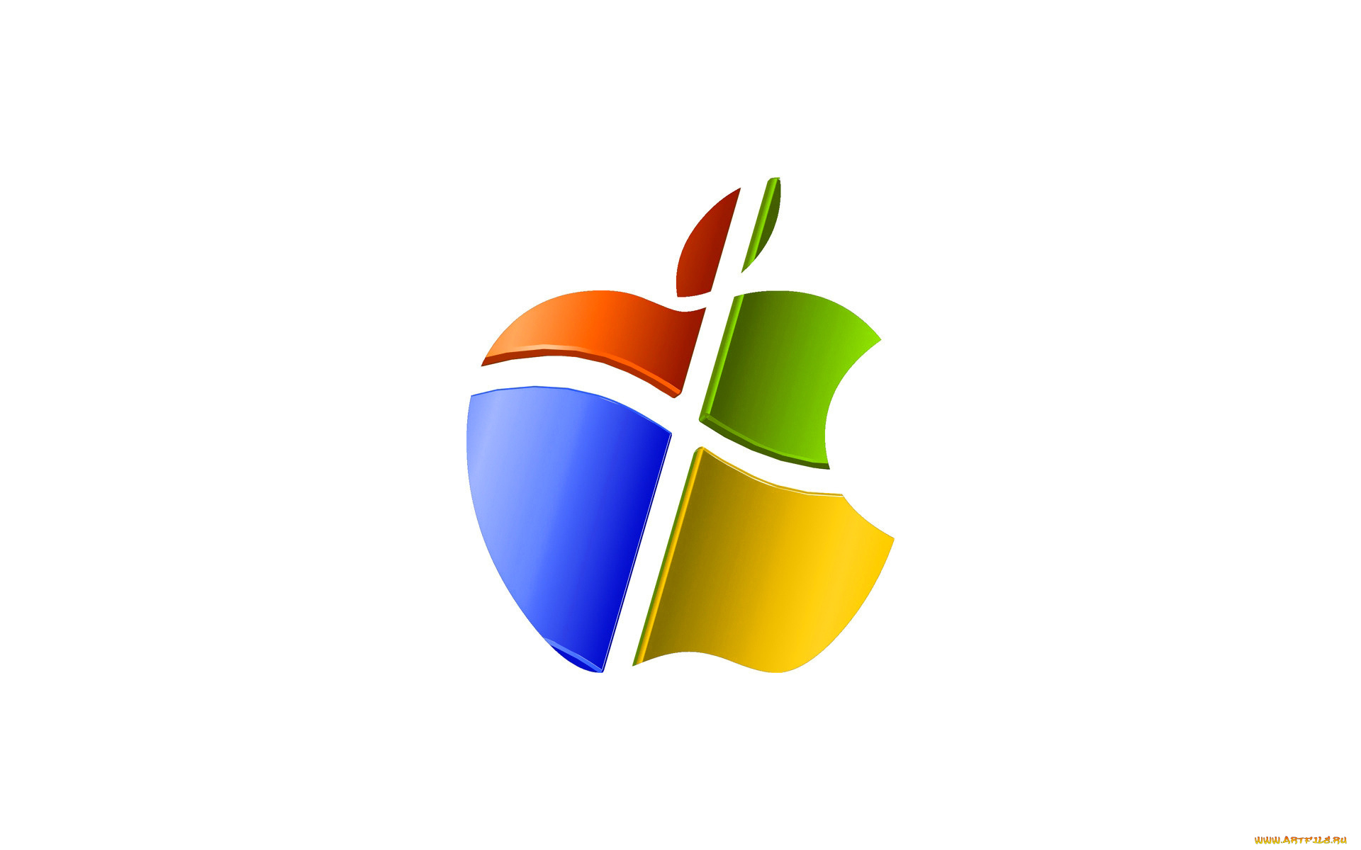 компьютеры, apple, логотип, операционная, система, фон