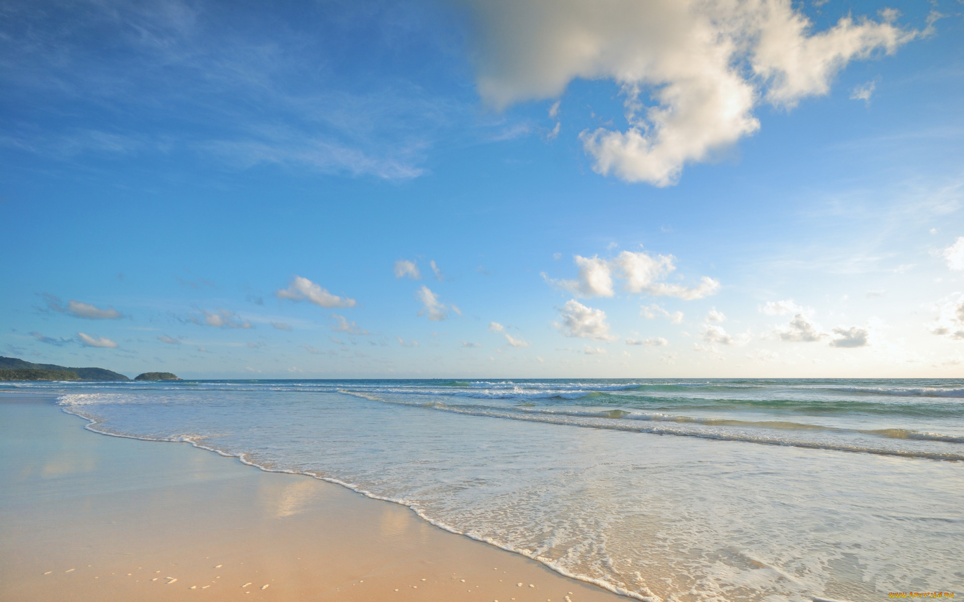 природа, побережье, море, sand, sea, волны, summer, песок, seascape, wave, beach, пляж, blue, лето