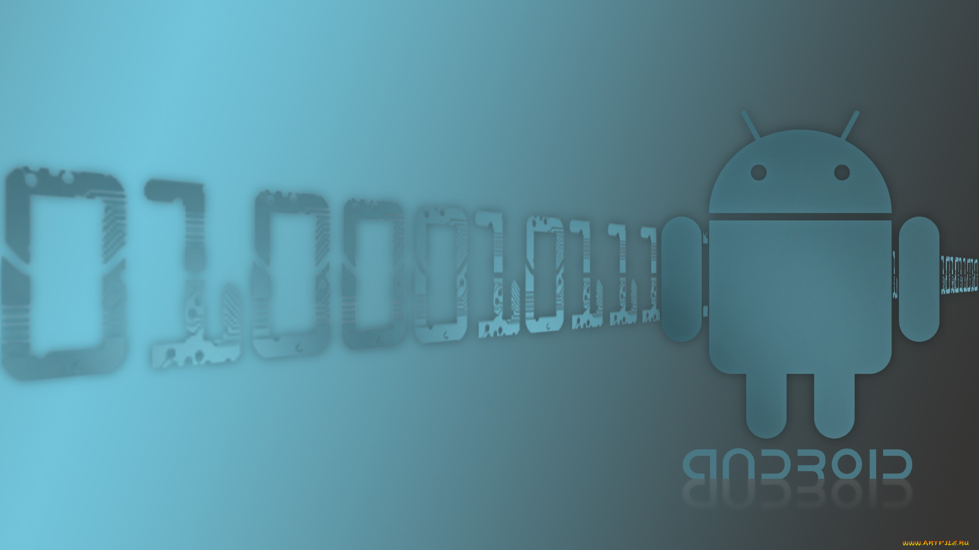 компьютеры, android, фон, логотип