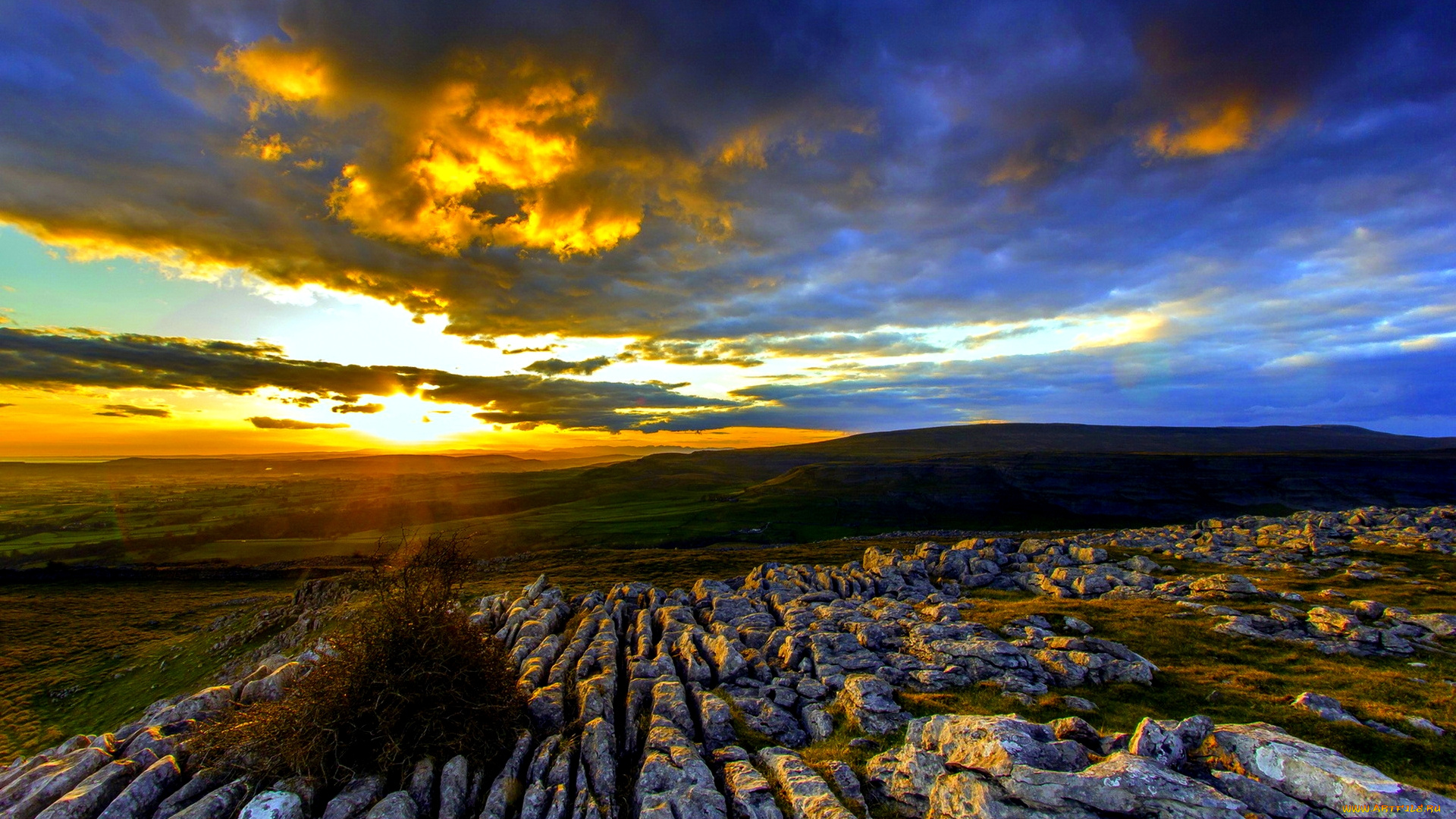 sunset, clouds, природа, восходы, закаты, небо, краски, закат, облака