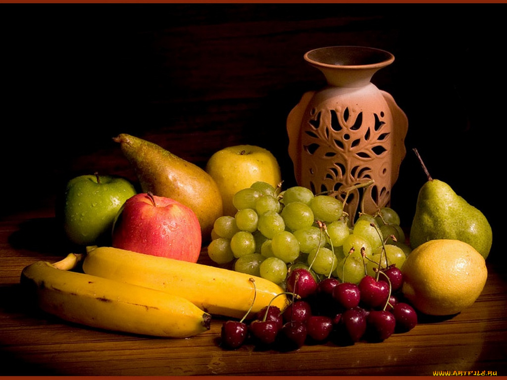 данил, ромодин, простенький, этюд, фруктами, еда, фрукты, ягоды