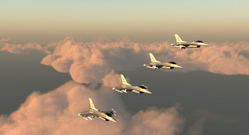 Картинка 3д+графика армия+ military полет самолеты