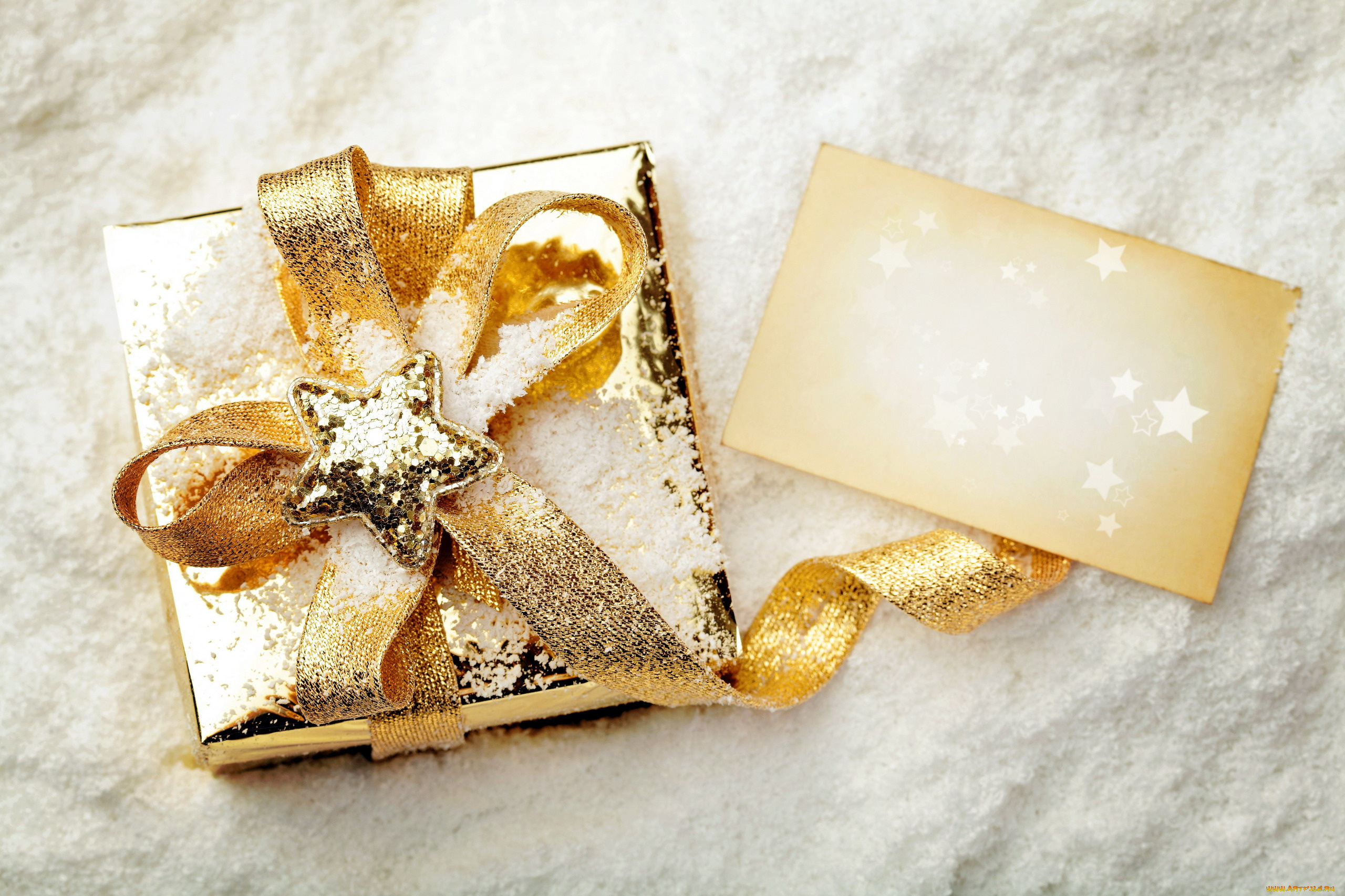 праздничные, подарки, коробочки, записка, звездочка, снег, бант, коробка