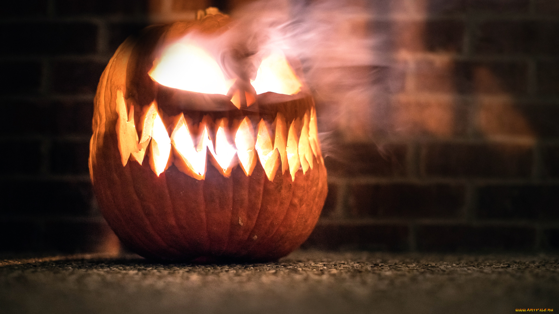 праздничные, хэллоуин, halloween, тыква, pumpkin, king, horror, огонь