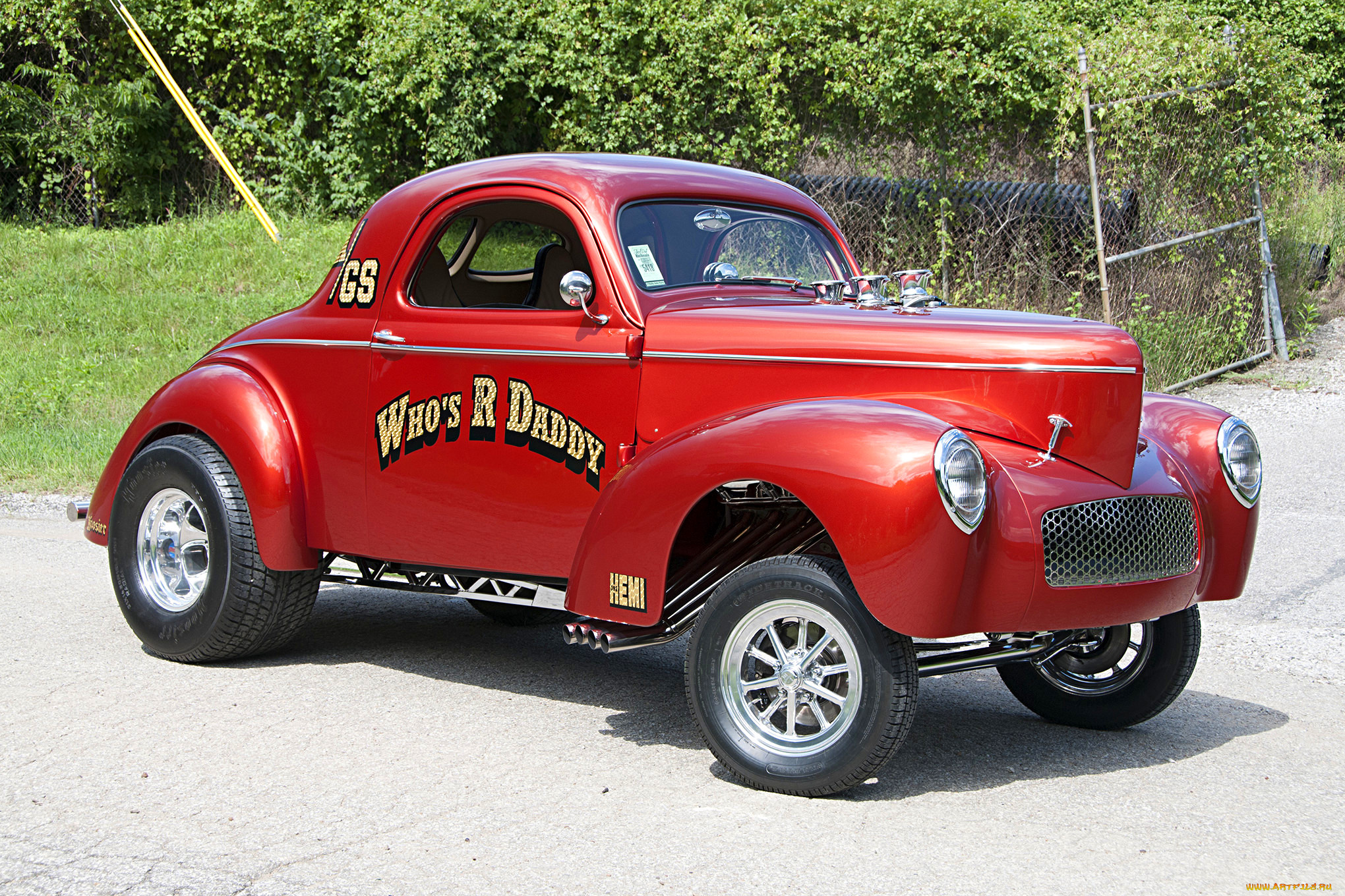 1941-willys-gasser, автомобили, hotrod, dragster, willys