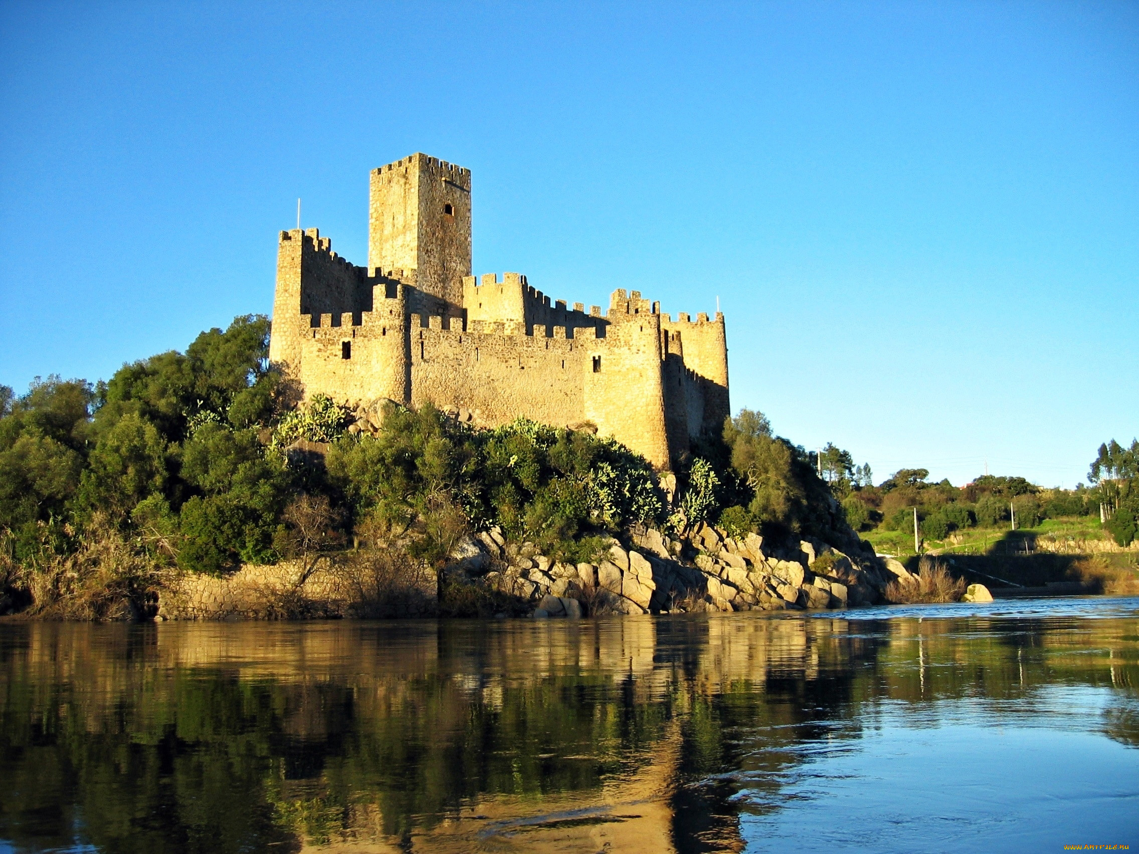 almourol, castle, portugal, города, -, дворцы, , замки, , крепости, almourol, castle