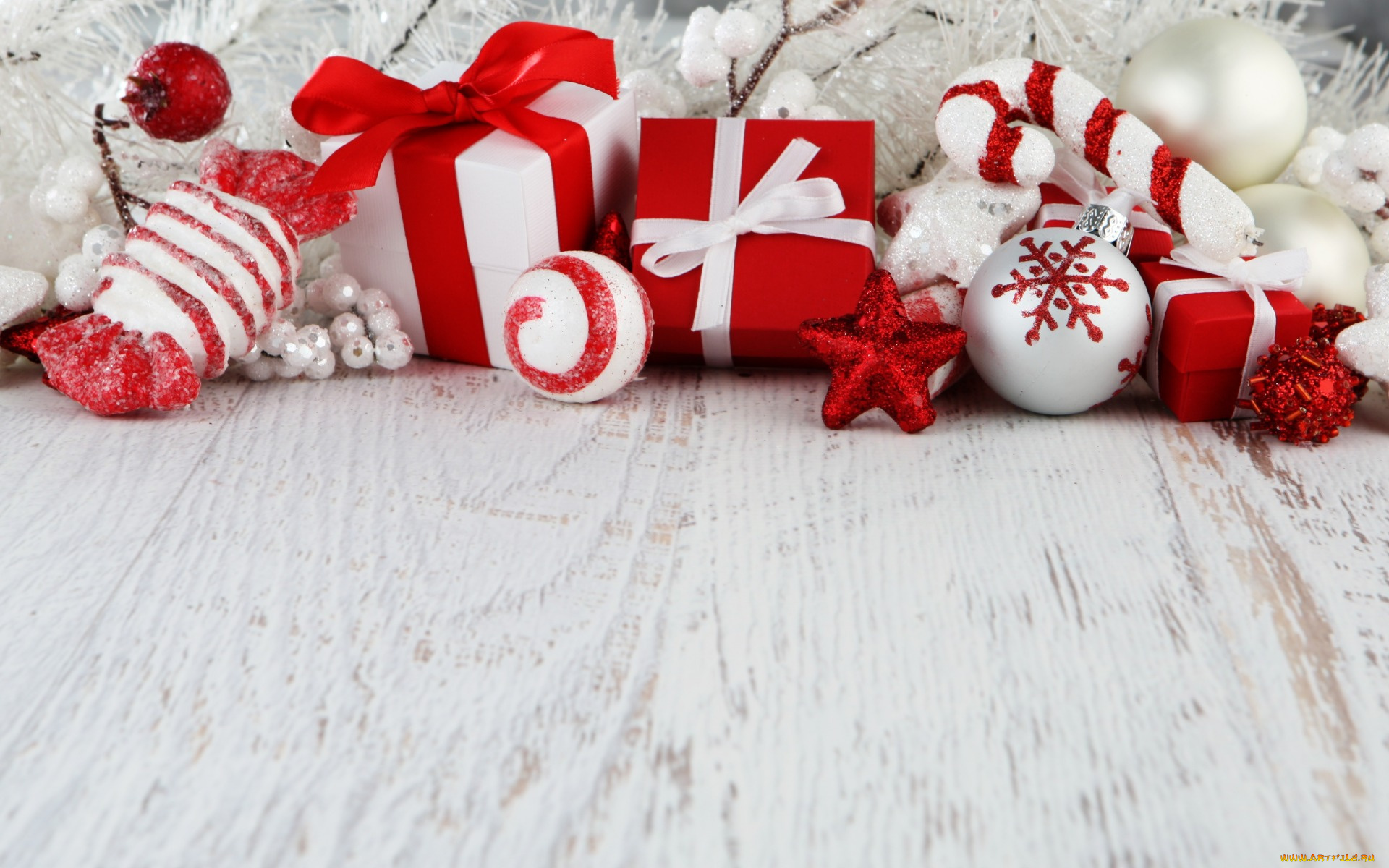 праздничные, подарки, и, коробочки, украшения, коробочки, новый, год, праздник, подарки, шары