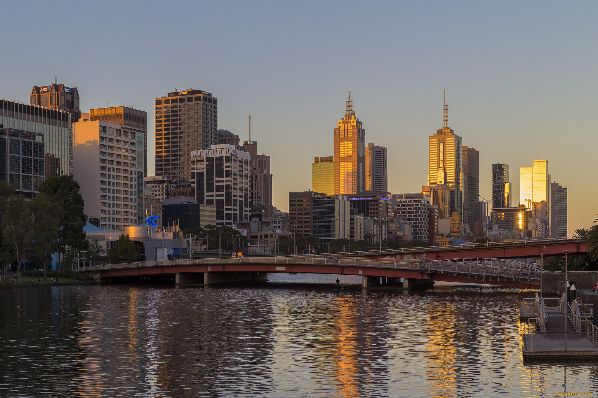 melbourne, города, мельбурн, , австралия, небоскребы, панорама