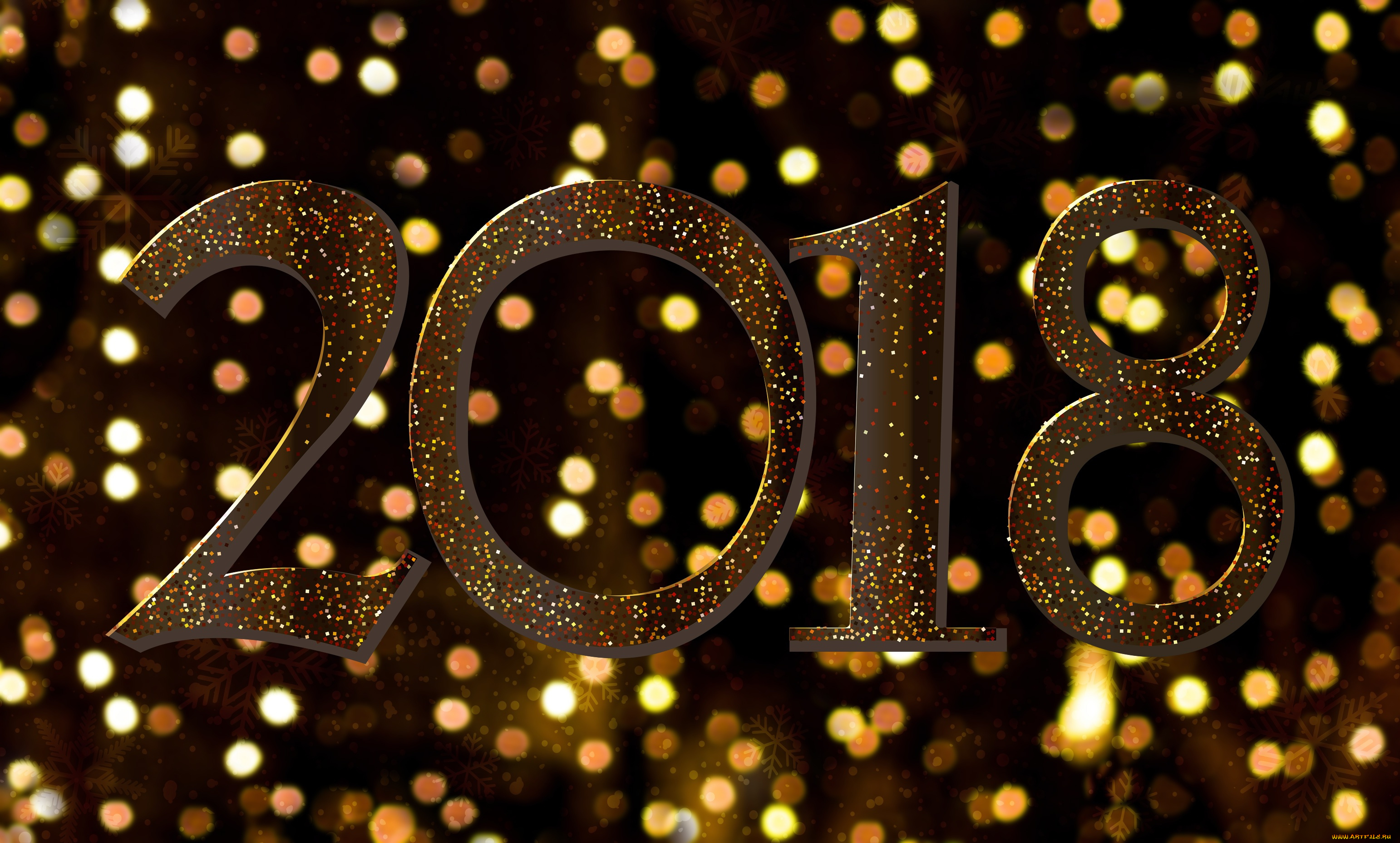 праздничные, векторная, графика, , новый, год, 2018, настроение, праздник, огни, новый, год