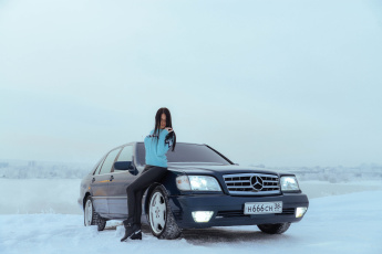 Картинка автомобили -авто+с+девушками mercedes