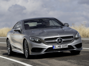 обоя автомобили, mercedes-benz, amg, c217, sports, package, edition, 1, 2014г, 4matic, coupe, s, 500