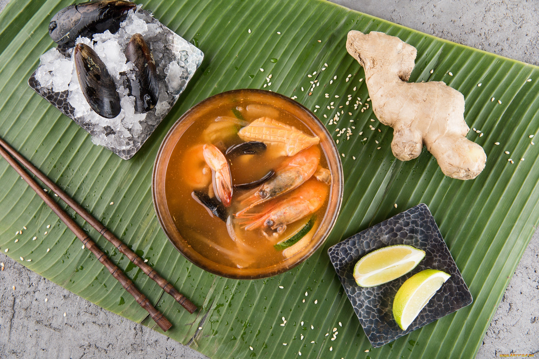 еда, рыбные, блюда, , с, морепродуктами, японская, кухня