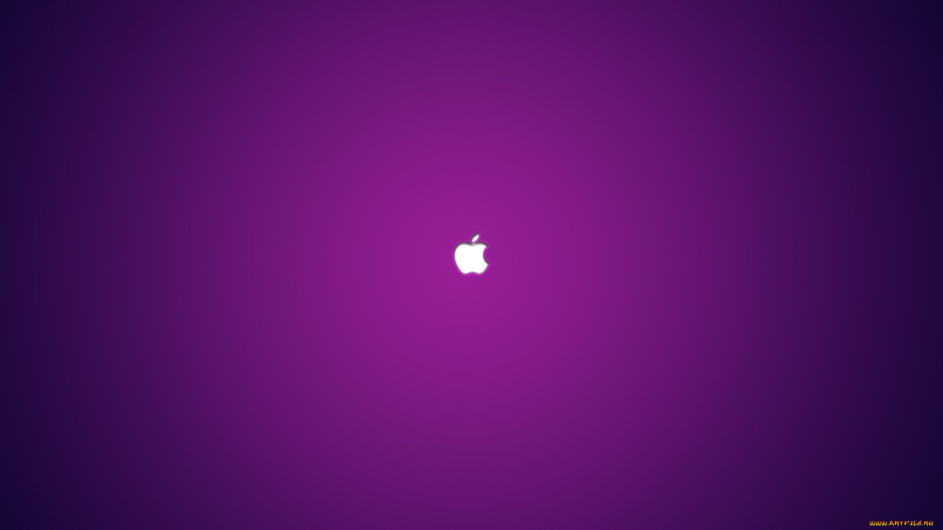компьютеры, apple, логотип, яблоко, фиолетовый, фон