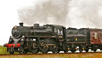Картинка техника паровозы дорога железная поезд паровоз рельсы