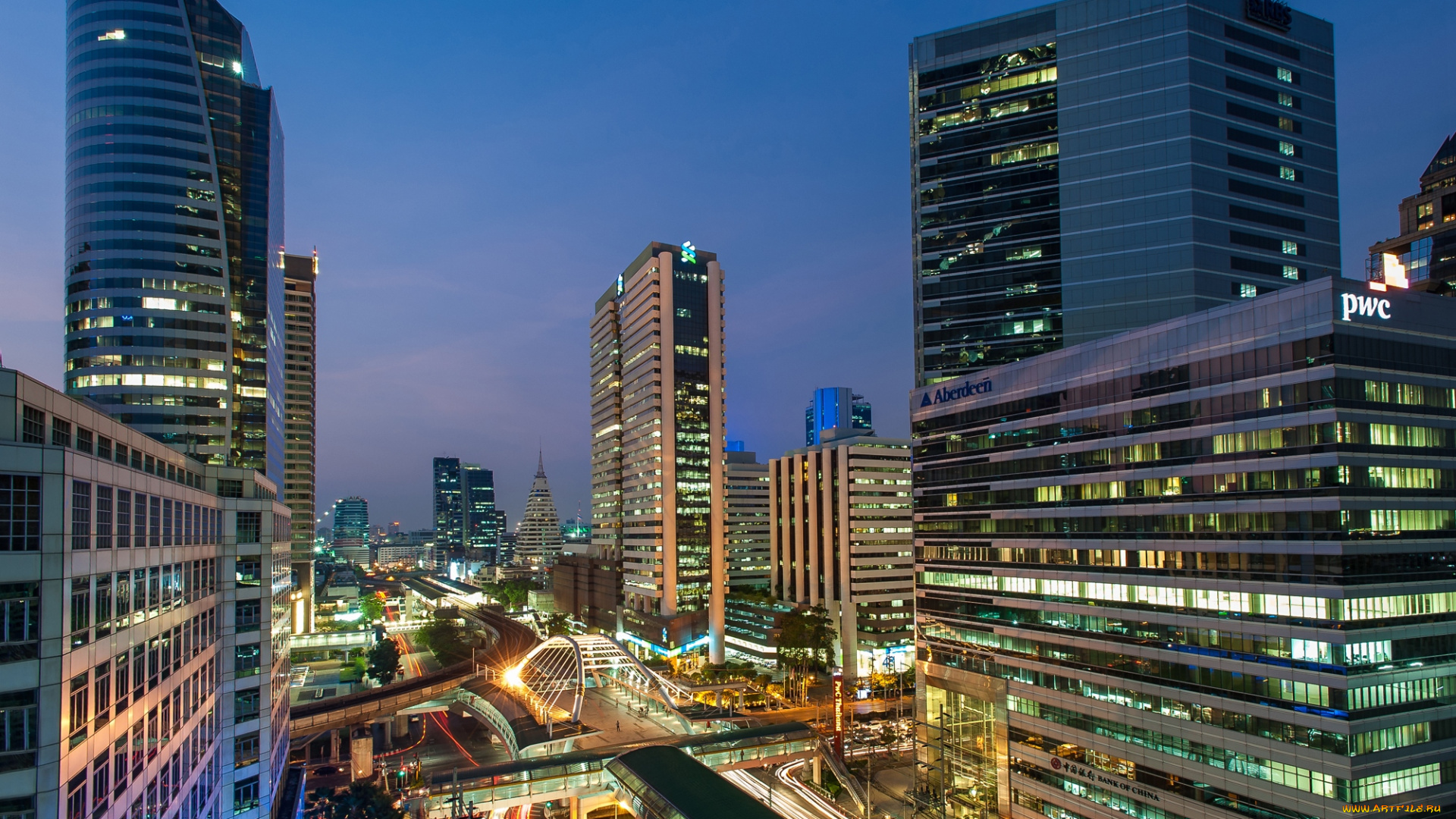 города, бангкок, таиланд, здания