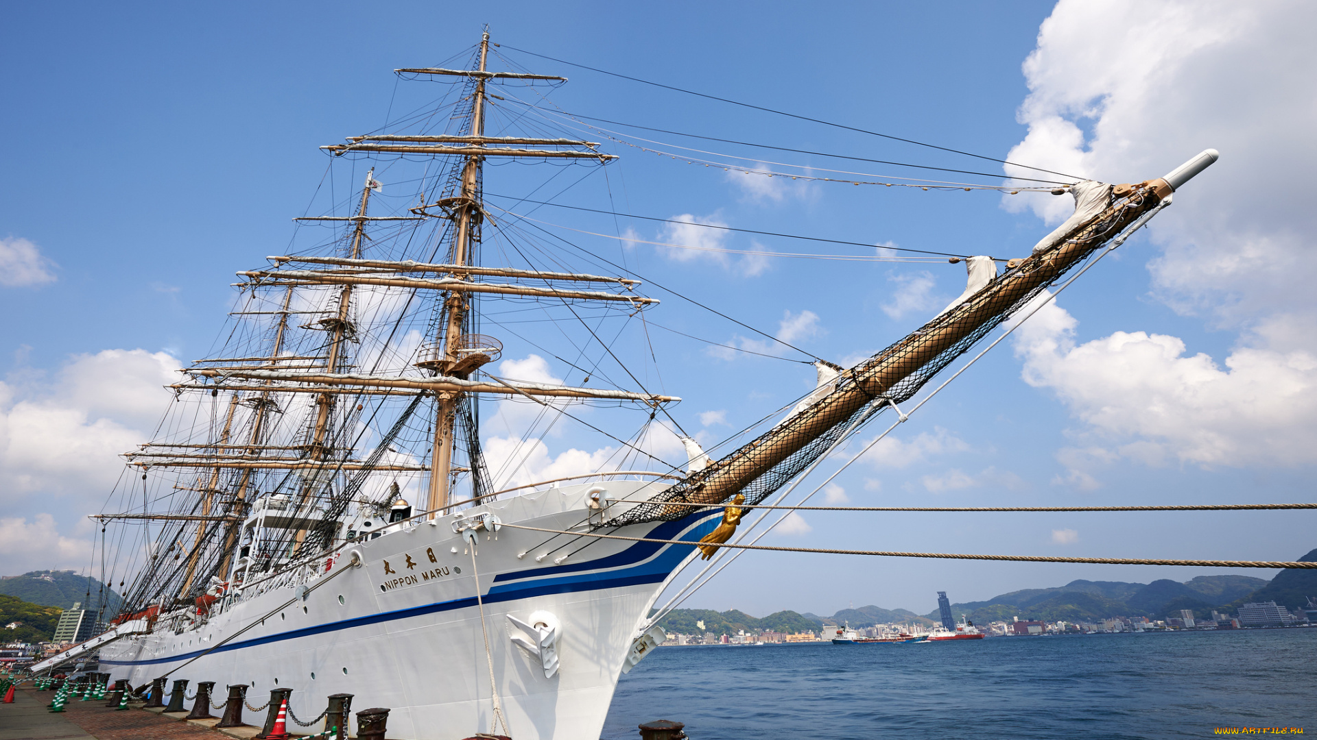 yokohama, maritime, museum, корабли, парусники, nippon, maru, japan, йокогама, Япония, причал, музей