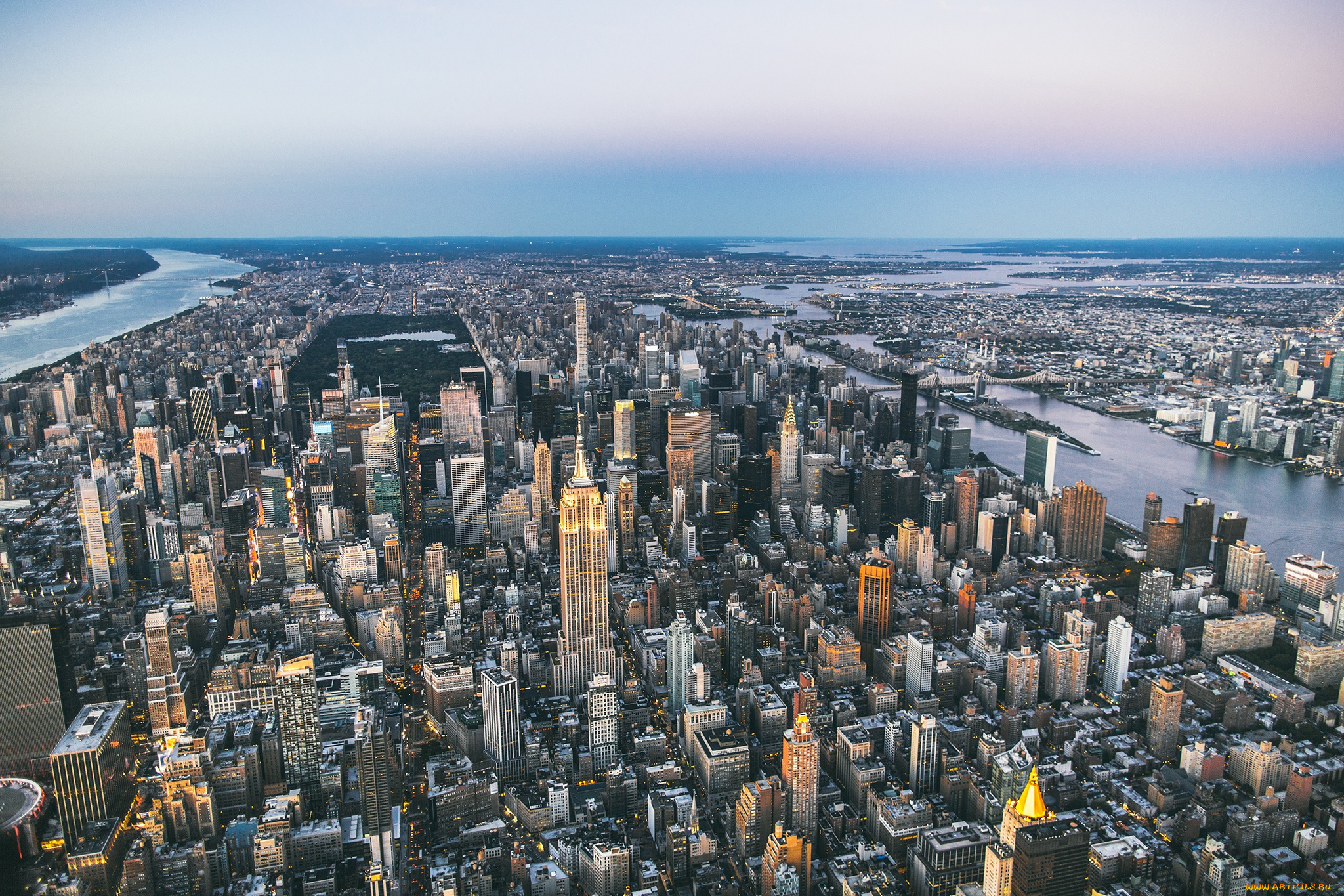 города, нью-йорк, , сша, панорама, город, мегаполис, new, york