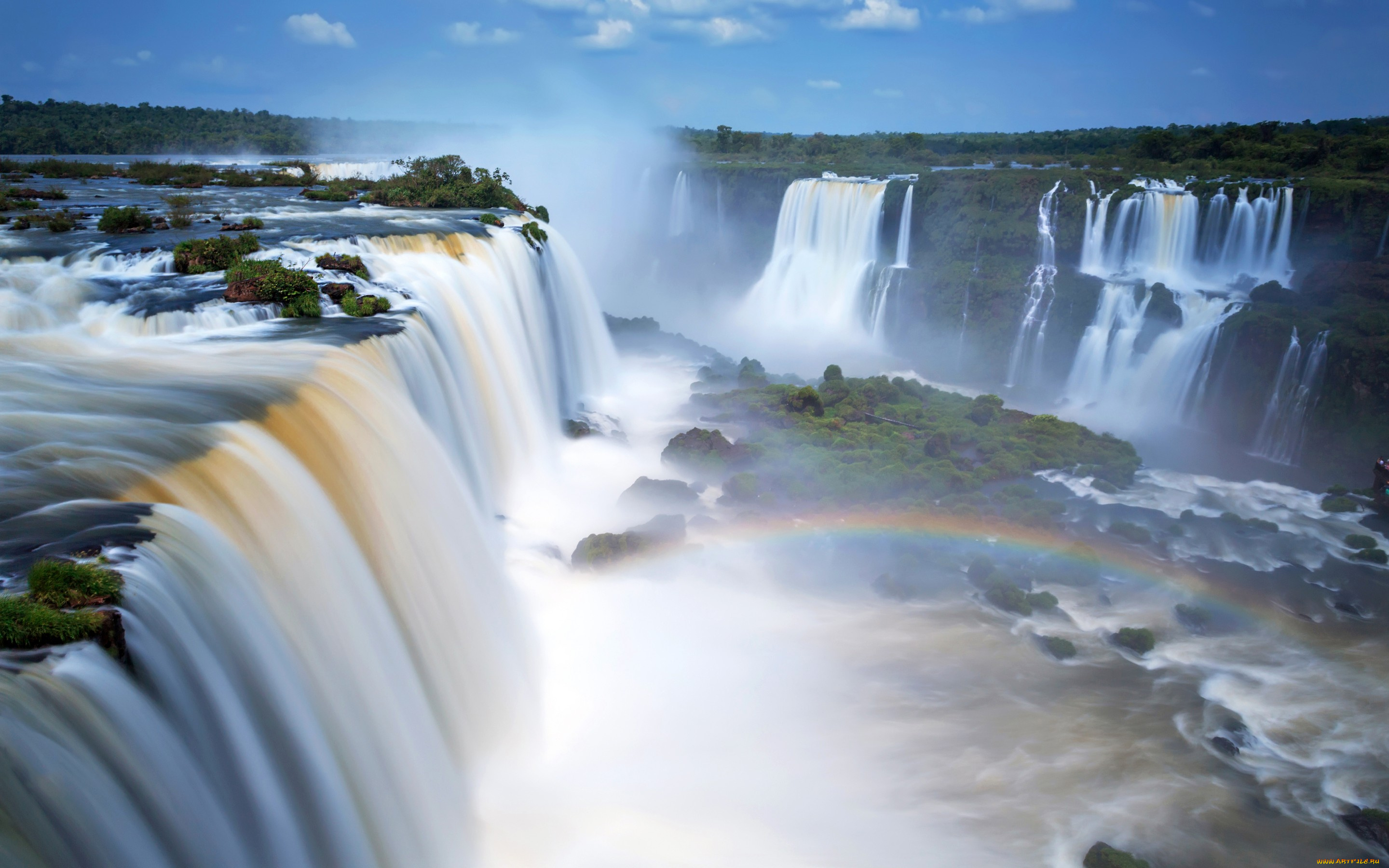 природа, водопады, аргентина, водопад, iguazu, falls