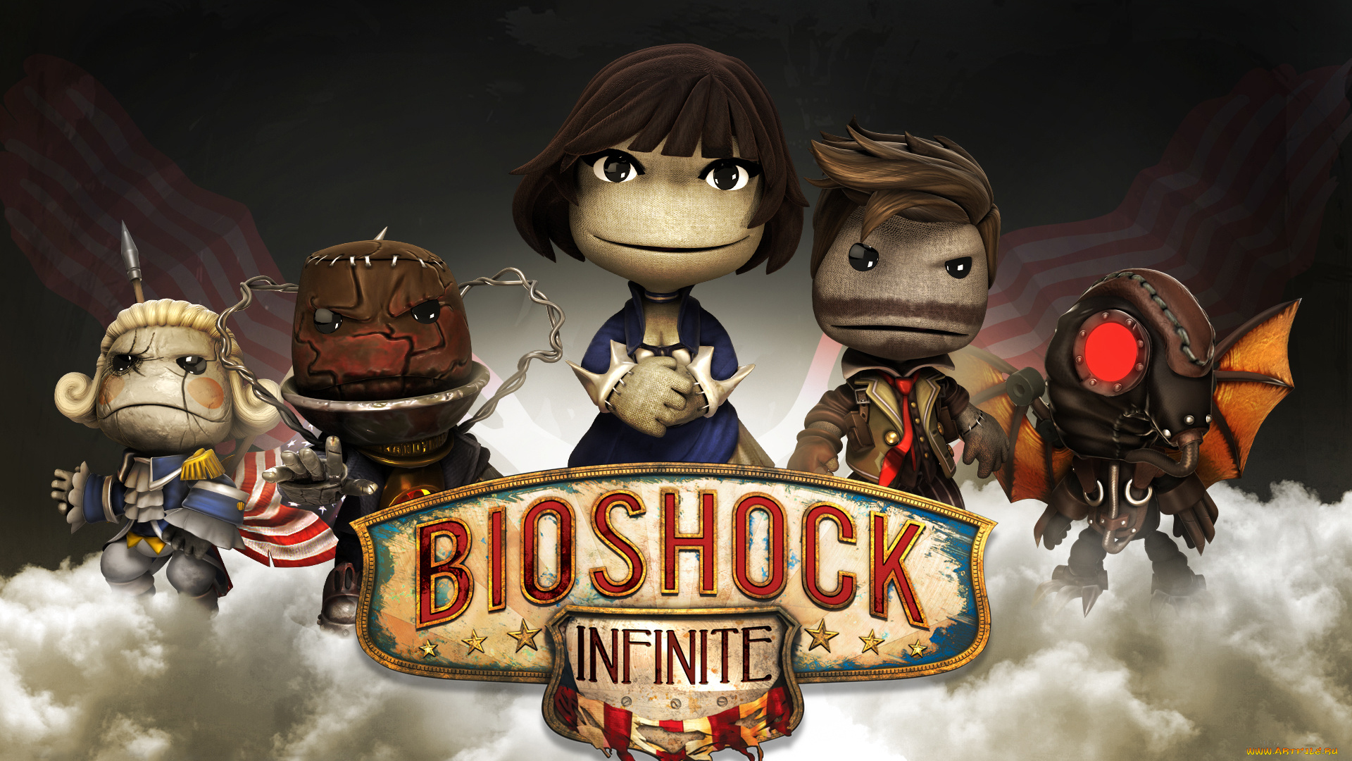 видео, игры, bioshock, infinite, персонажи