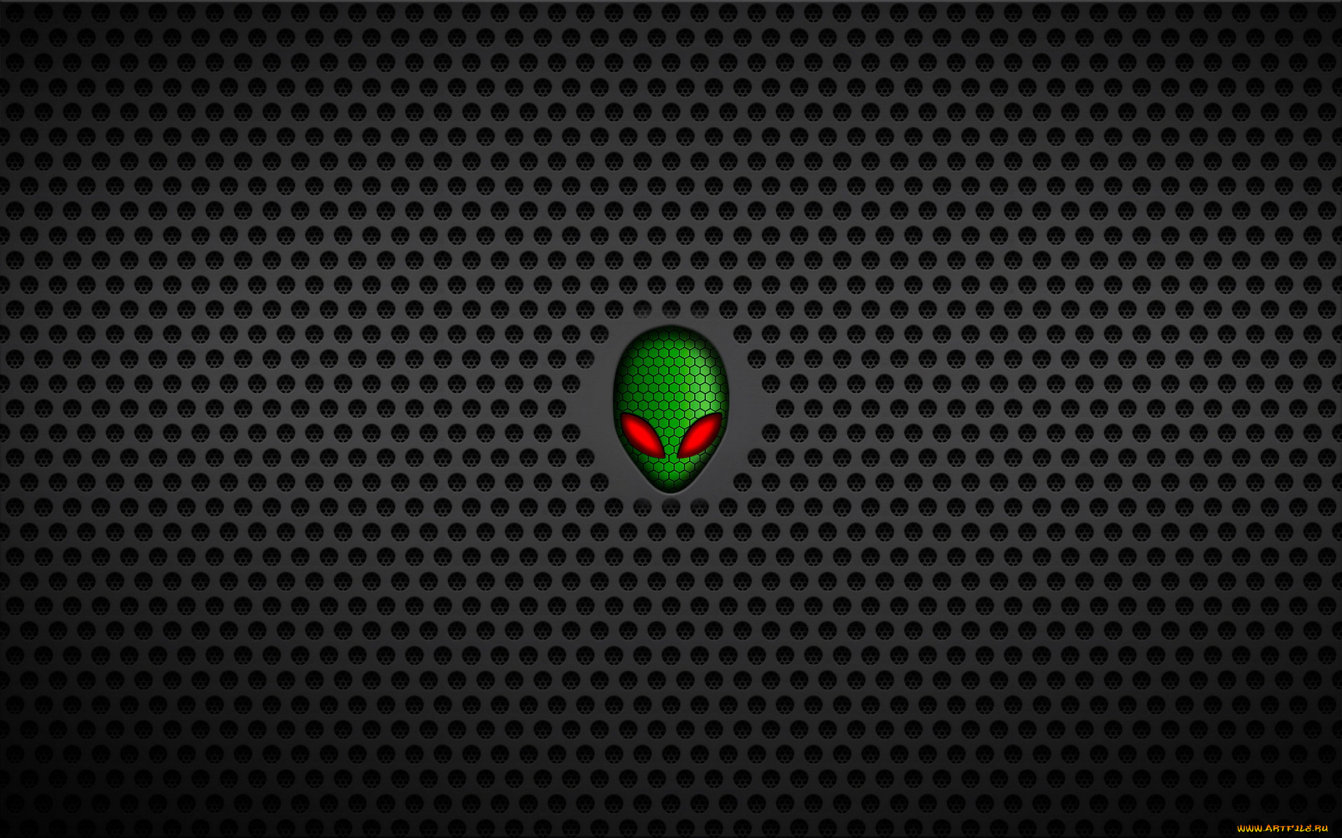 компьютеры, alienware, фон, логотип