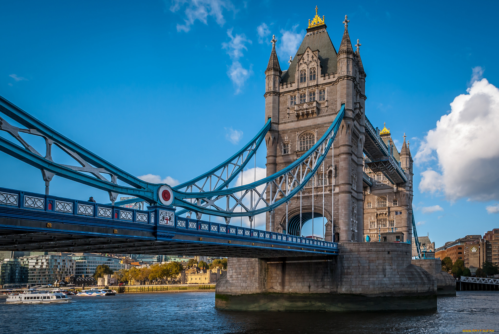 london, tower, bridge, города, лондон, , великобритания, мост, река, здания
