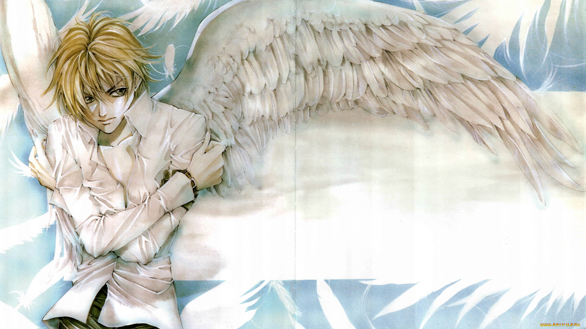 аниме, angel, sanctuary, ангел