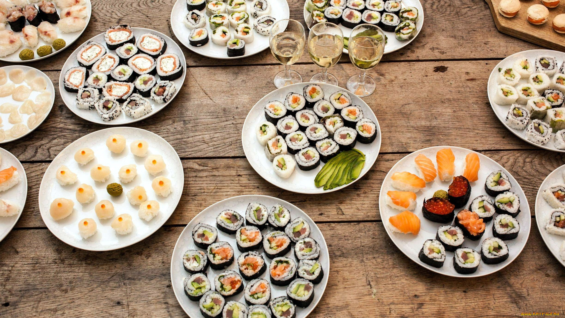еда, рыба, , морепродукты, , суши, , роллы, японская, ассорти, роллы, кухня