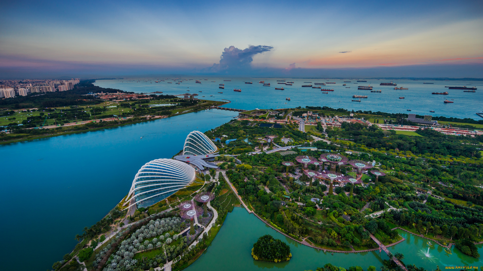 singapur, marina, bay, города, сингапур, , сингапур, простор