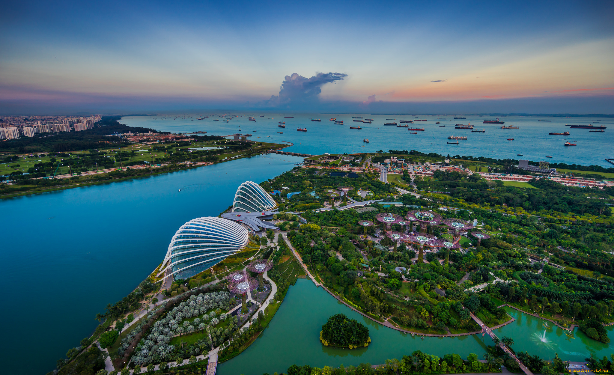 singapur, marina, bay, города, сингапур, , сингапур, простор