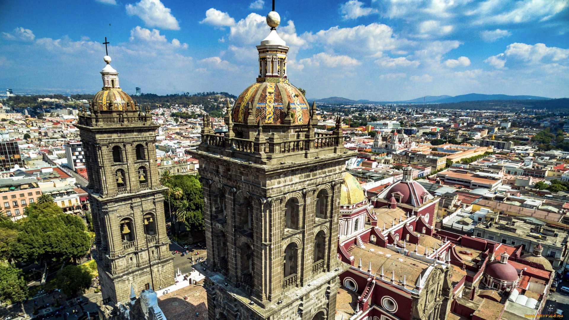 города, мехико, , мексика, панорама