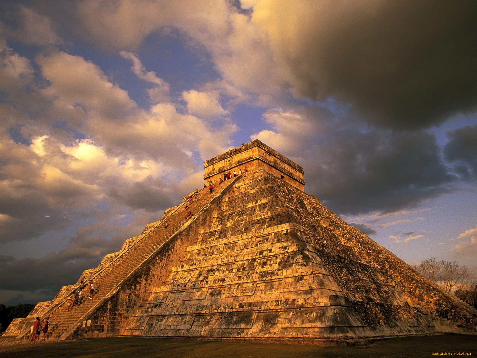 города, исторические, архитектурные, памятники, chichen-itza, майя