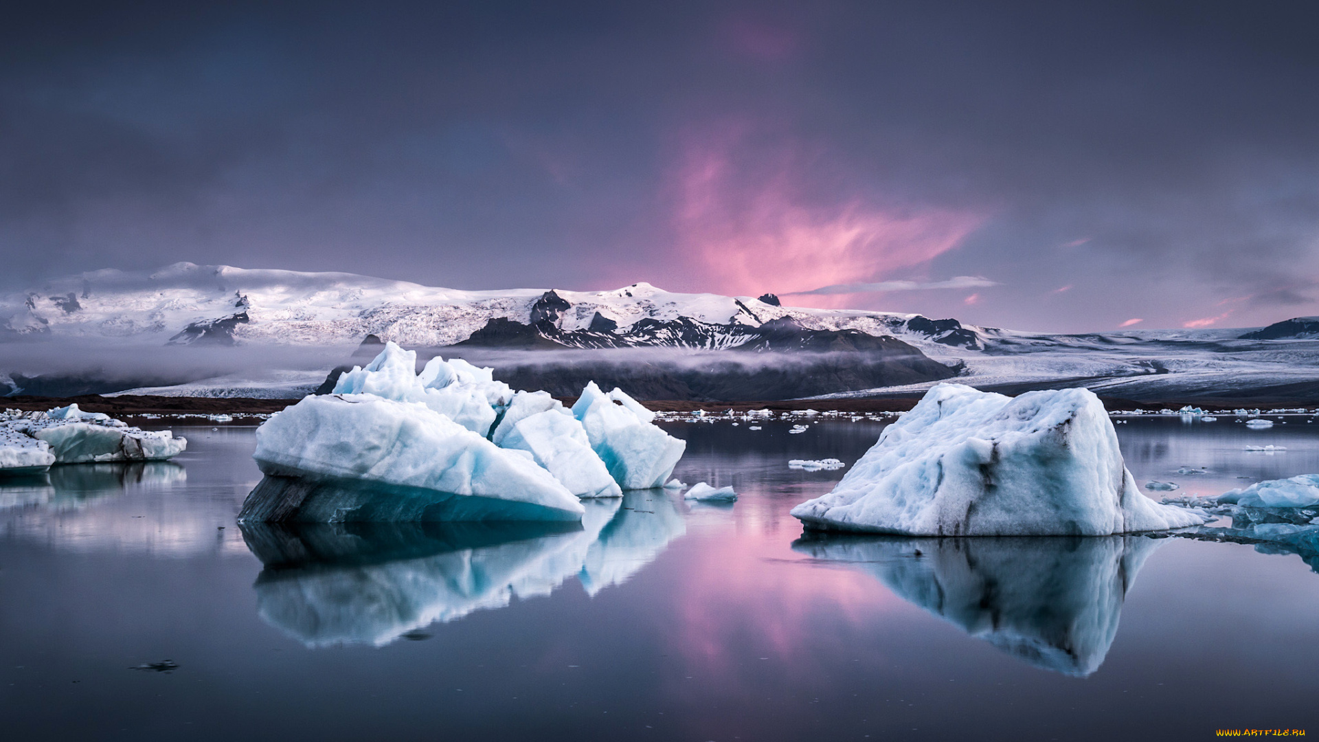 природа, айсберги, ледники, исландия, горы, iceland, льдины