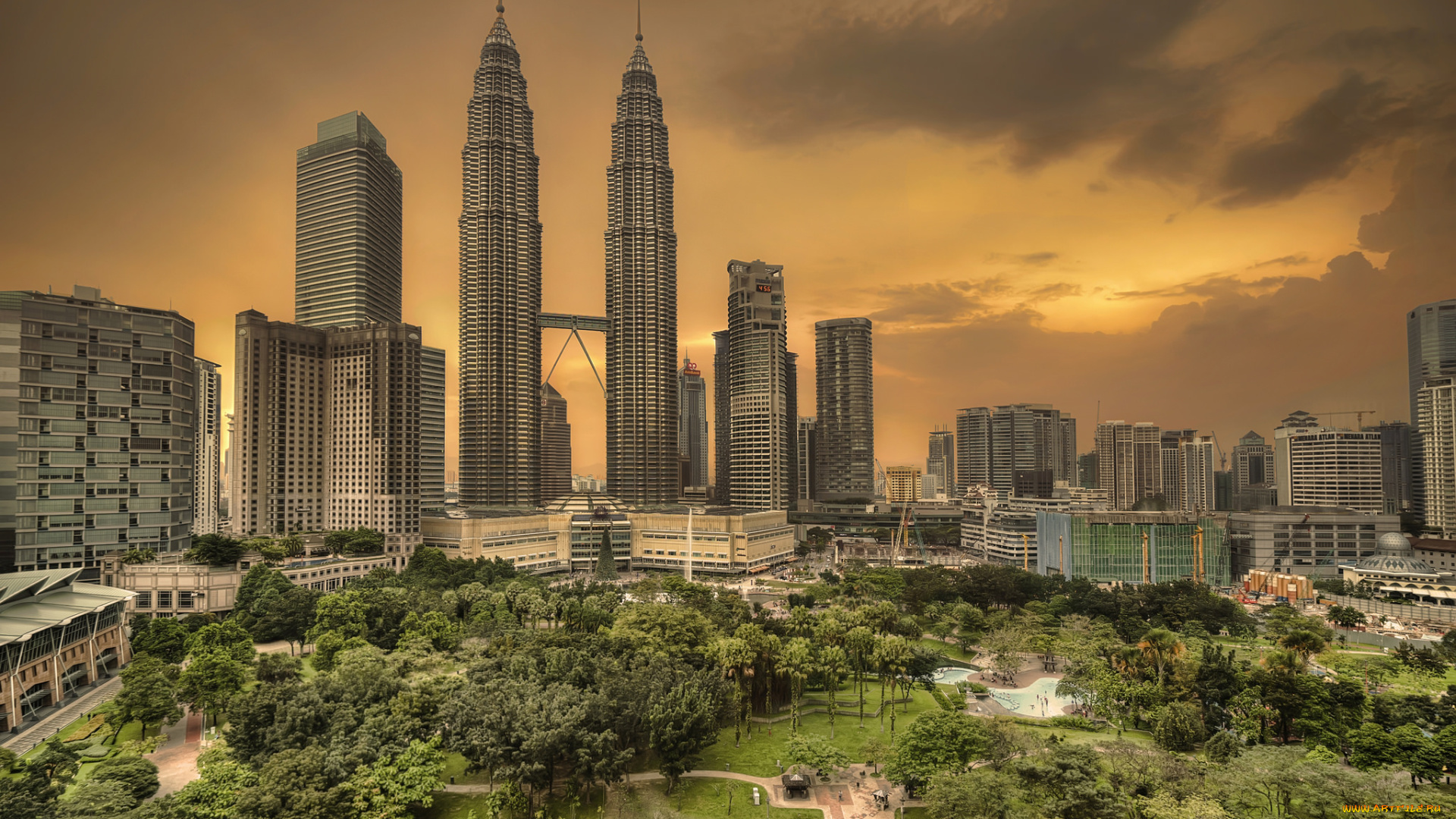 petronas, towers, города, куала-лумпур, , малайзия, башни, близнецы