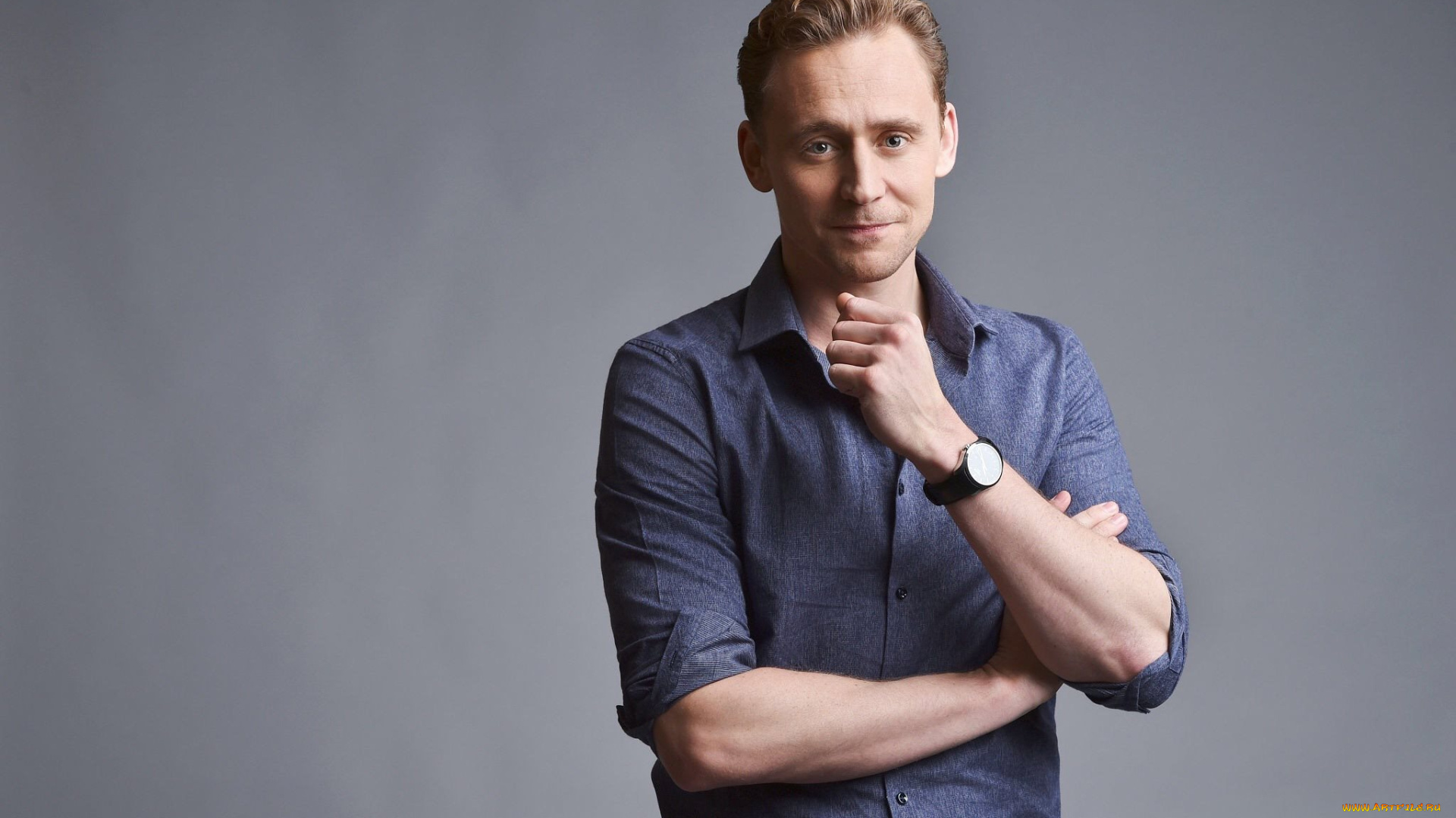 мужчины, tom, hiddleston, рубашка, часы