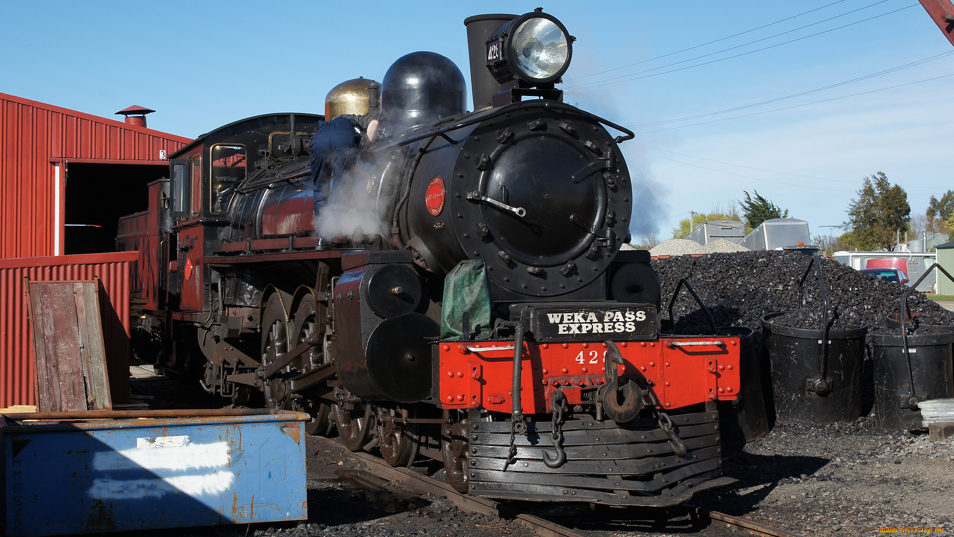 ex, nzr, a428, steam, locomotiv, техника, паровозы, паровоз, уголь, локомотив