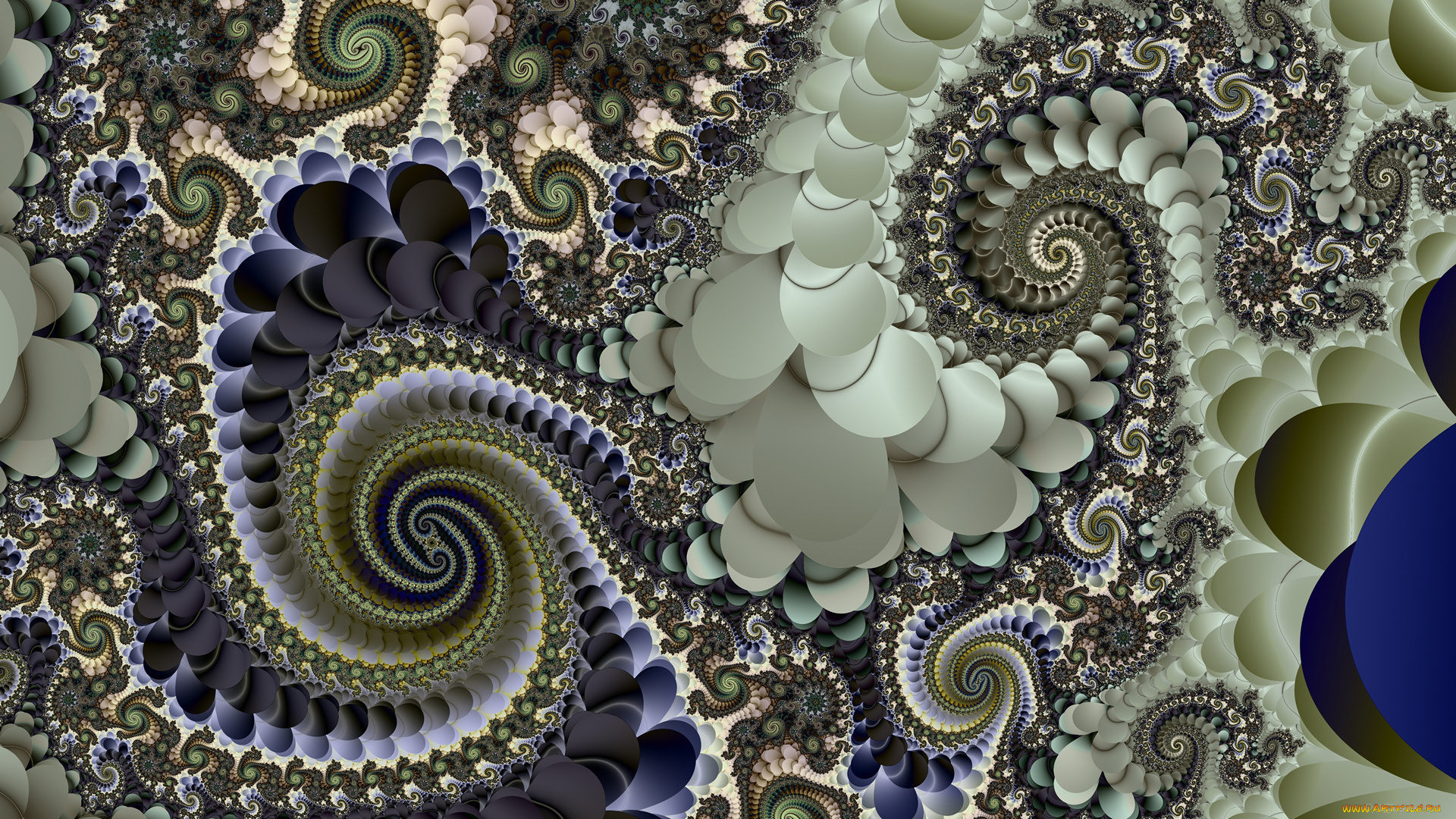 3д, графика, фракталы, , fractal, цвета, фон, узор