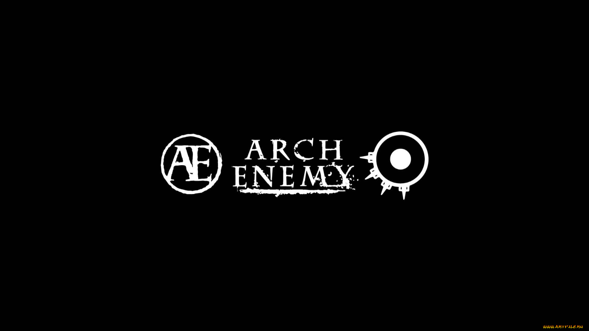 музыка, arch, enemy, фон, логотип
