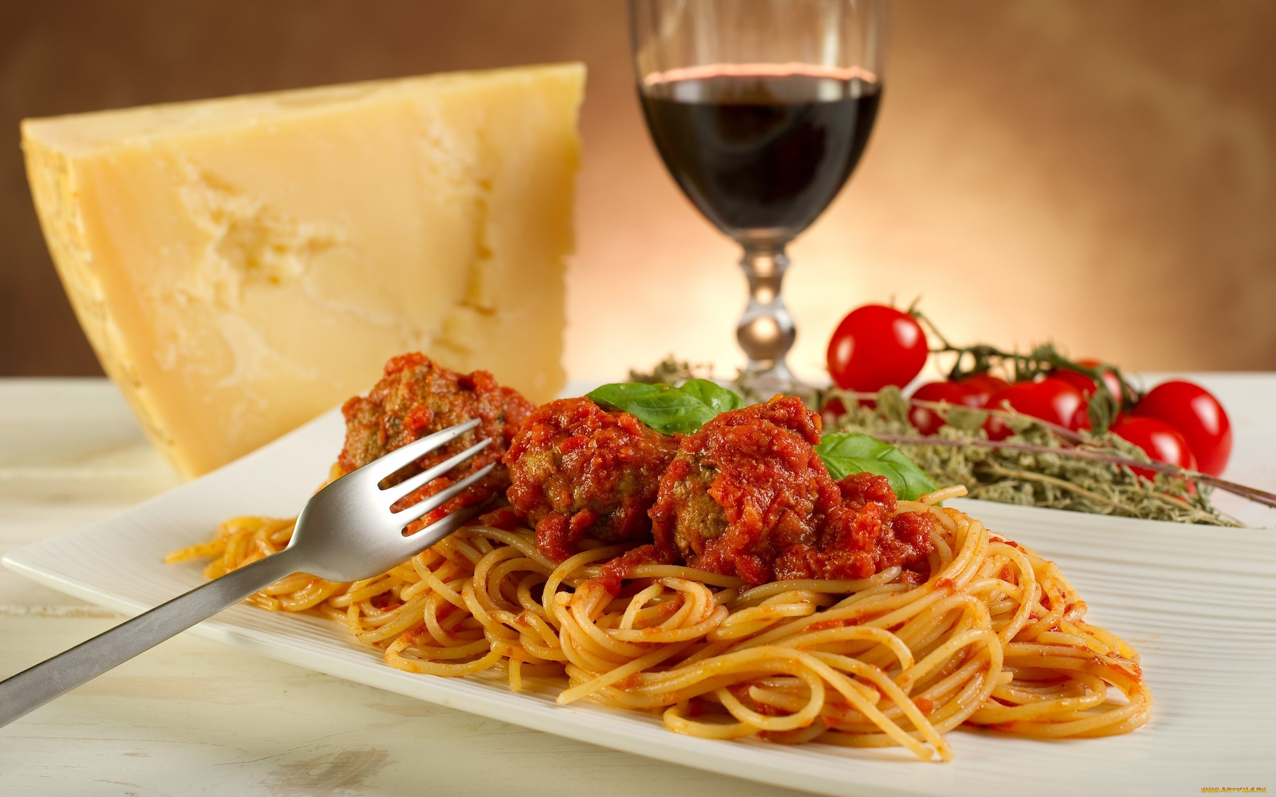 еда, макаронные, блюда, соус, сыр, вино, спагетти
