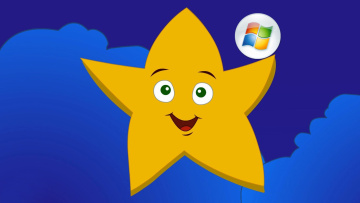Картинка компьютеры windows+7+ vienna звезда