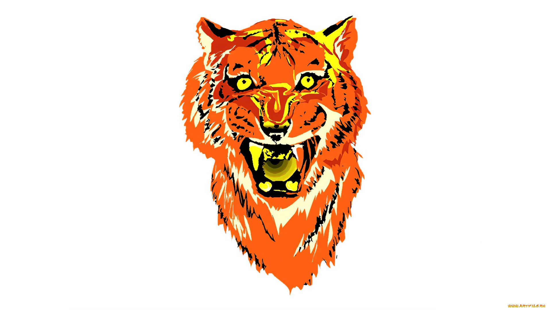 295268, рисованное, животные, , тигры, тигр