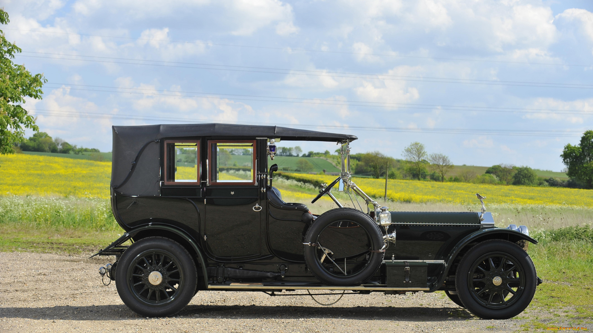 автомобили, rolls-royce, 1912г, style, of, barker, cabriolet, by, fry, in, the, 40-50, ghost, silver