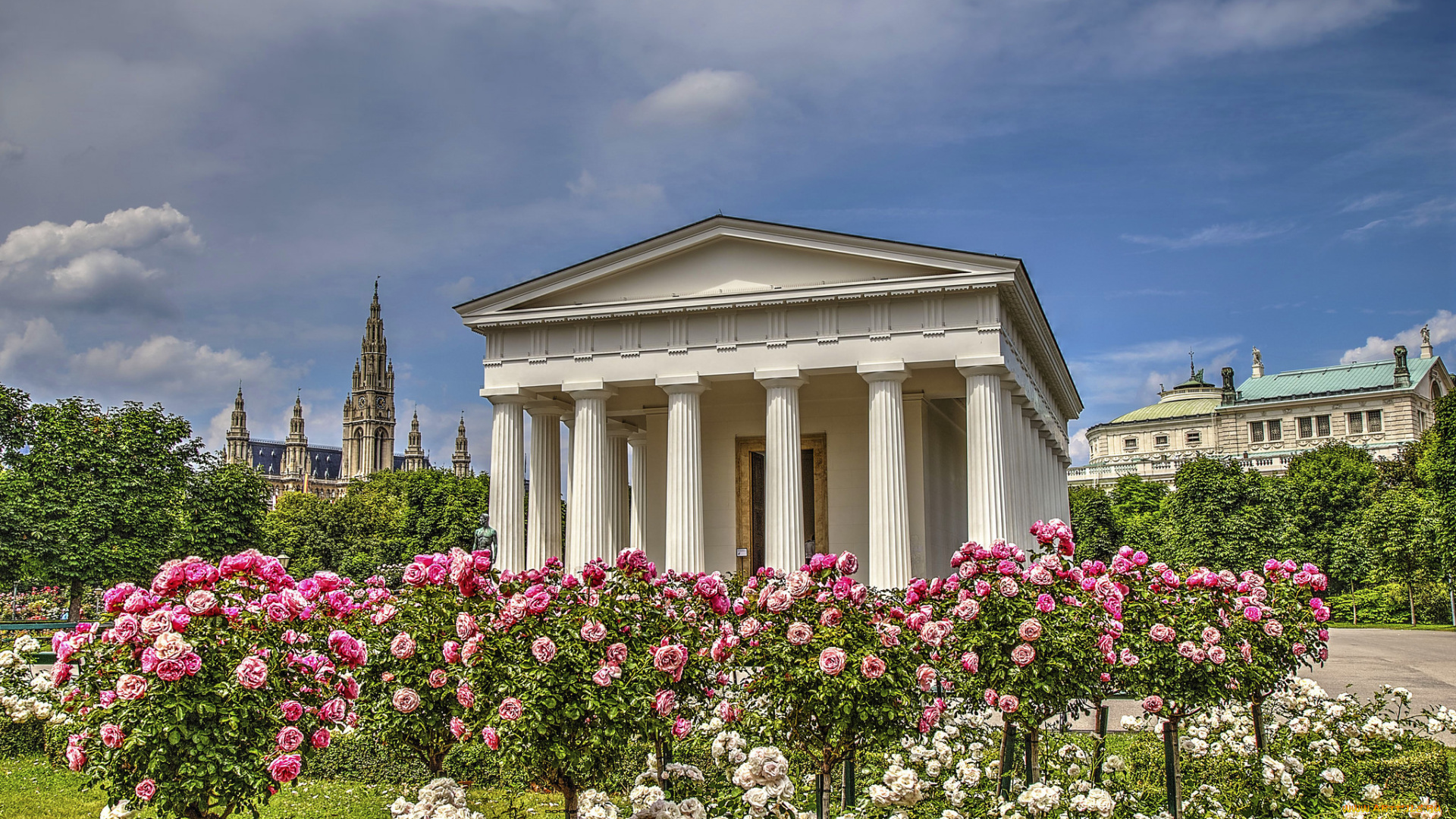 volksgarten, города, вена, , австрия, дворец