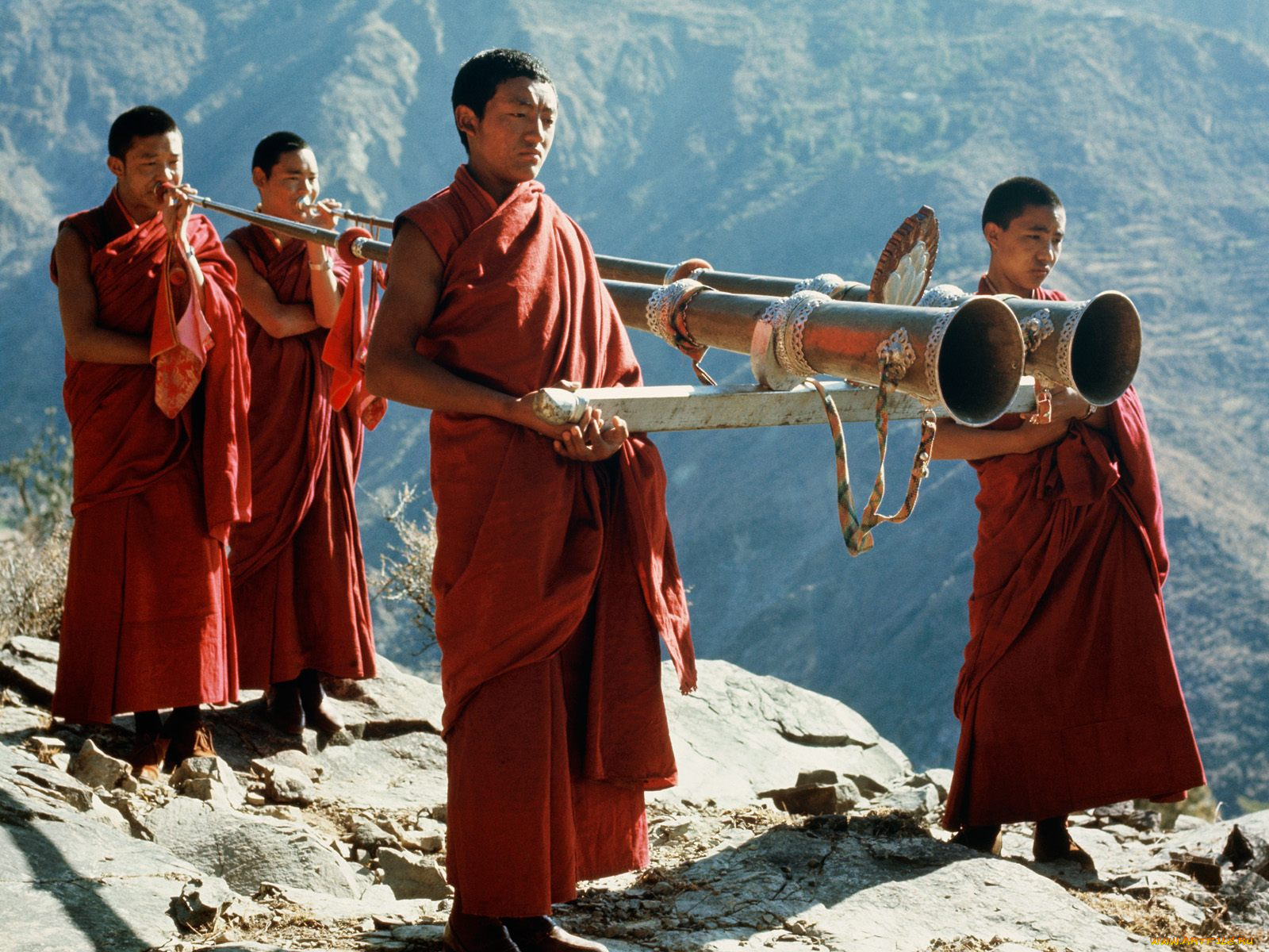 tibetan, monks, разное, люди