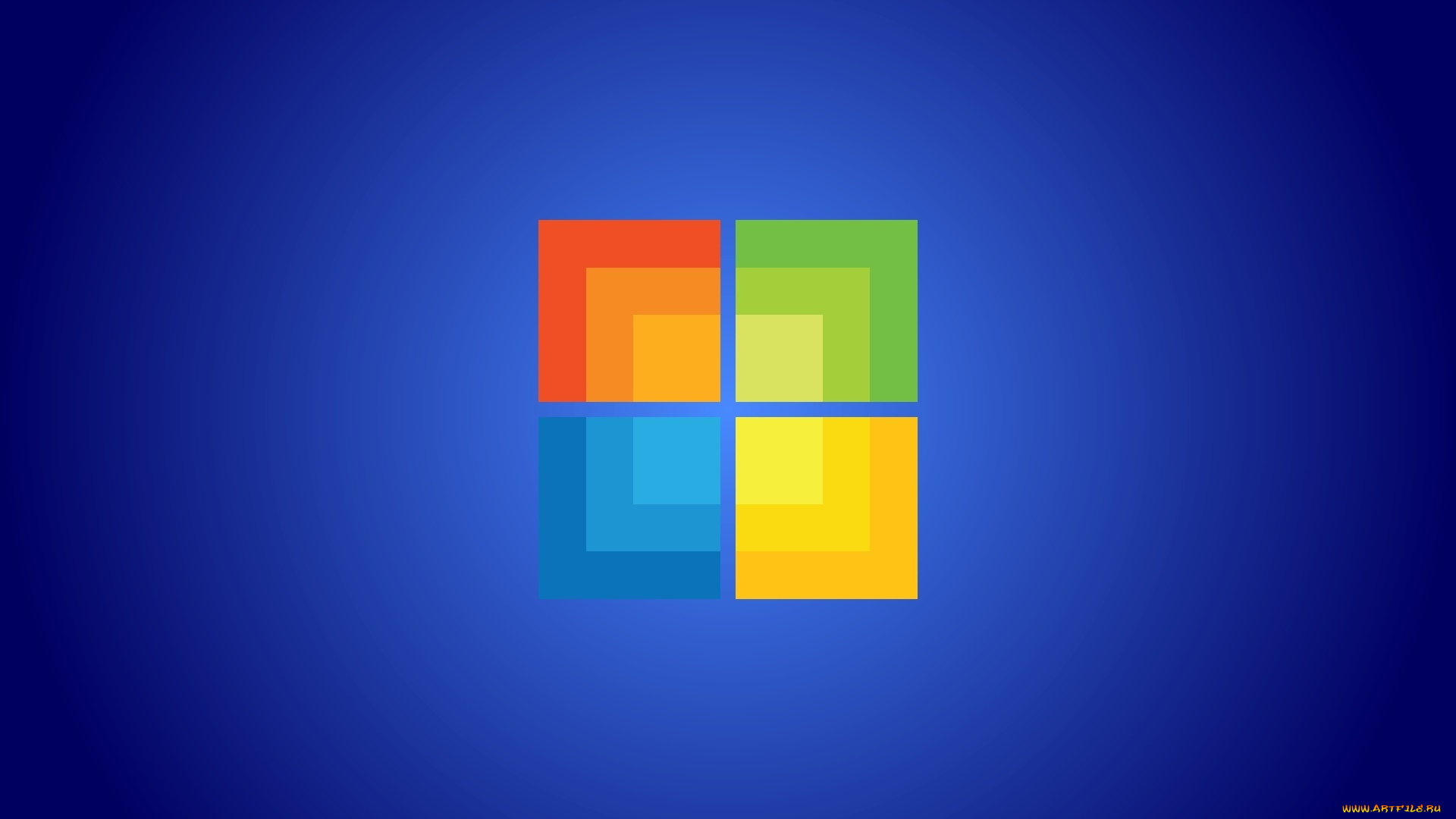 компьютеры, windows, зеленый, оранжевый, синий, кубики, 8, желтый, голубой