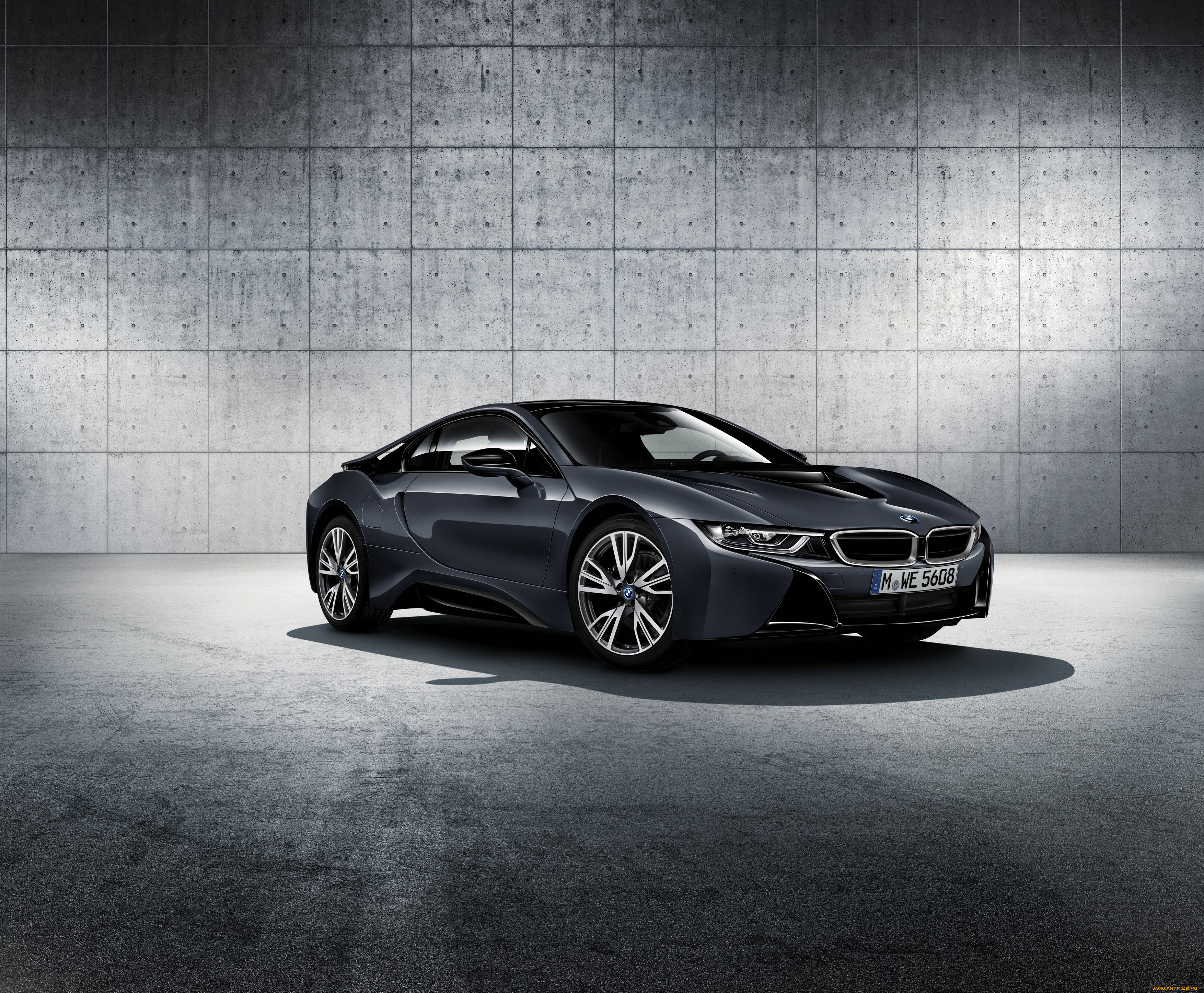 автомобили, bmw, i8, protonic, dark, silver, edition, i12, 2016г