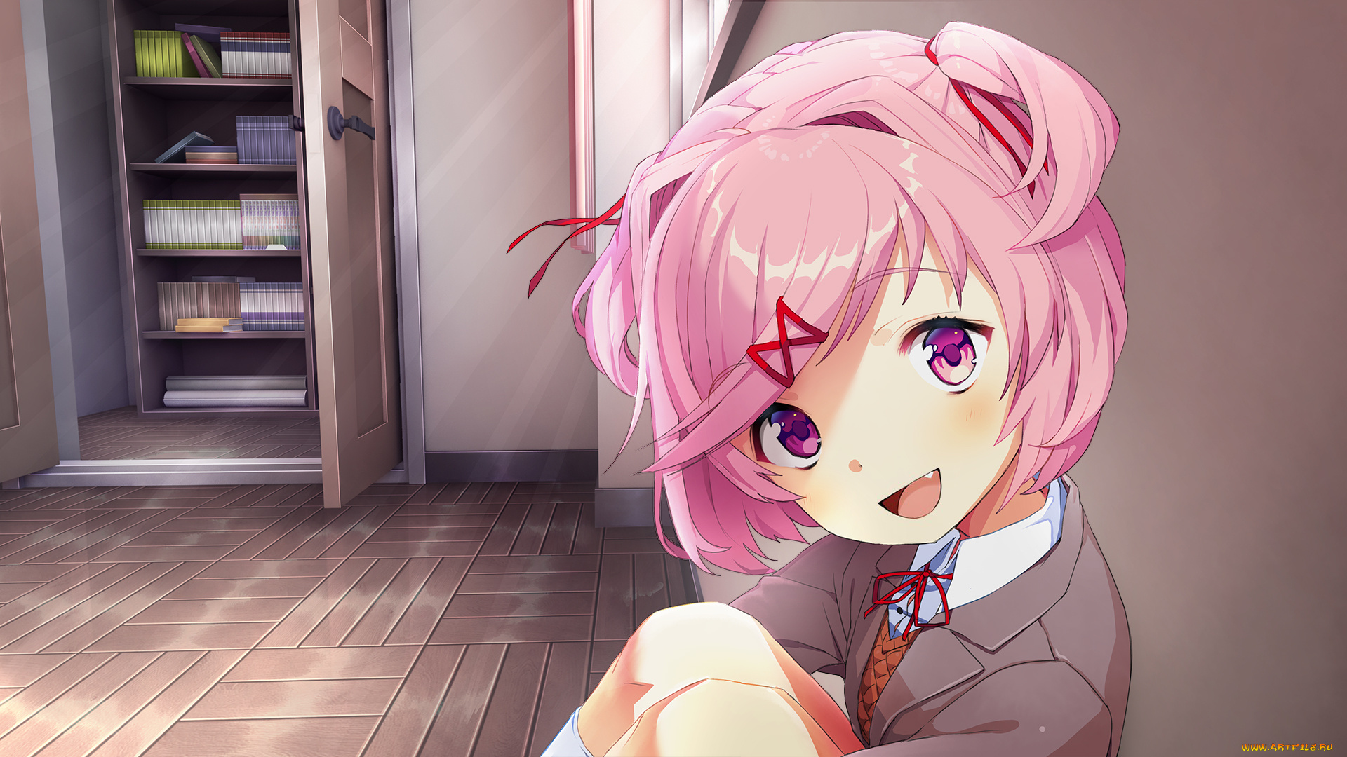 аниме, doki, doki, literature, club, doki, literature, club