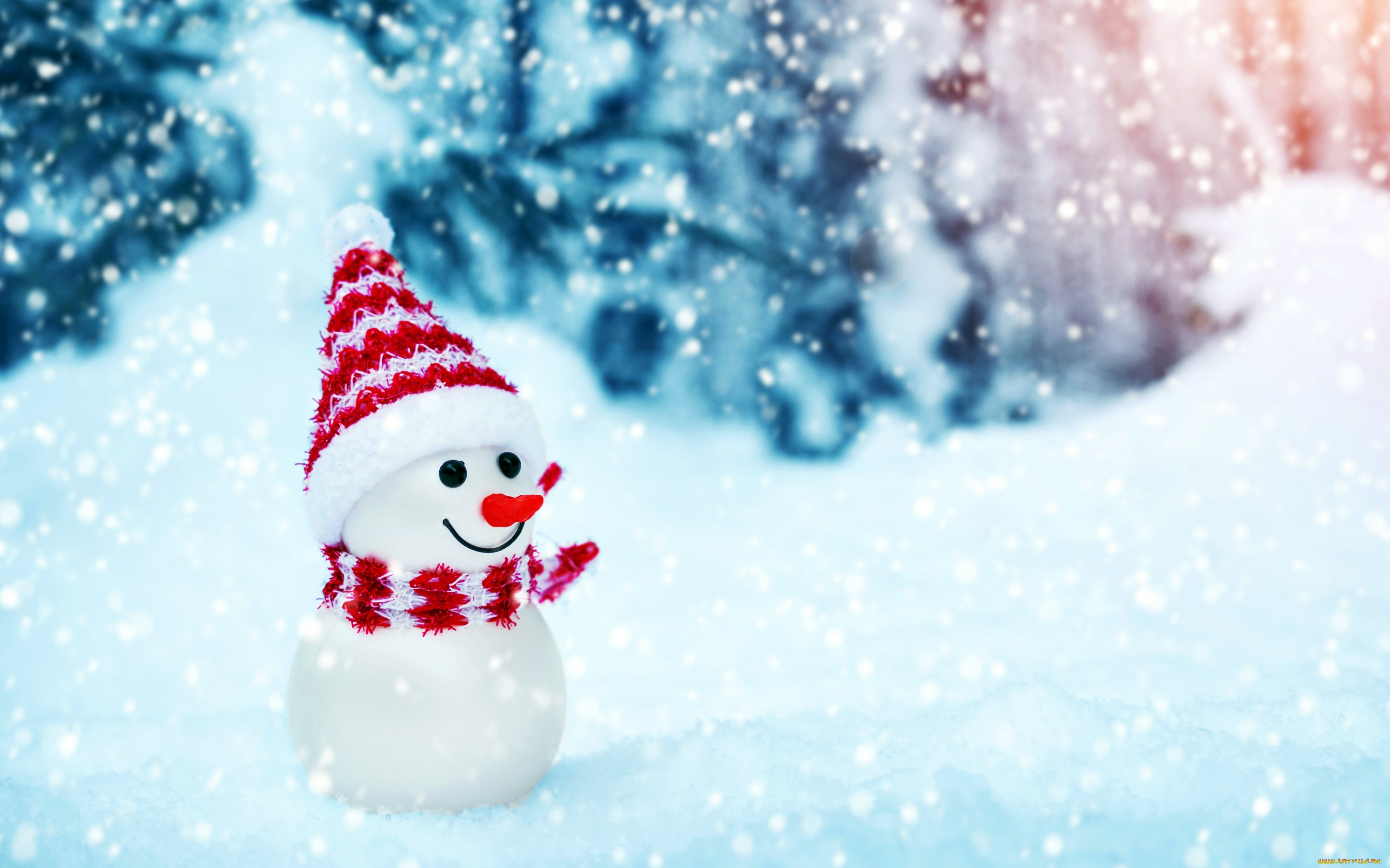 праздничные, снеговики, christmas, winter, snowman, snow