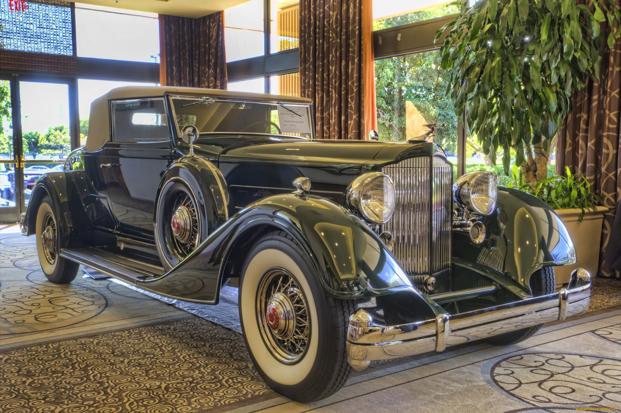 1934, packard, twelve, 1107, coupe, roadster, автомобили, выставки, и, уличные, фото, выставка, автошоу