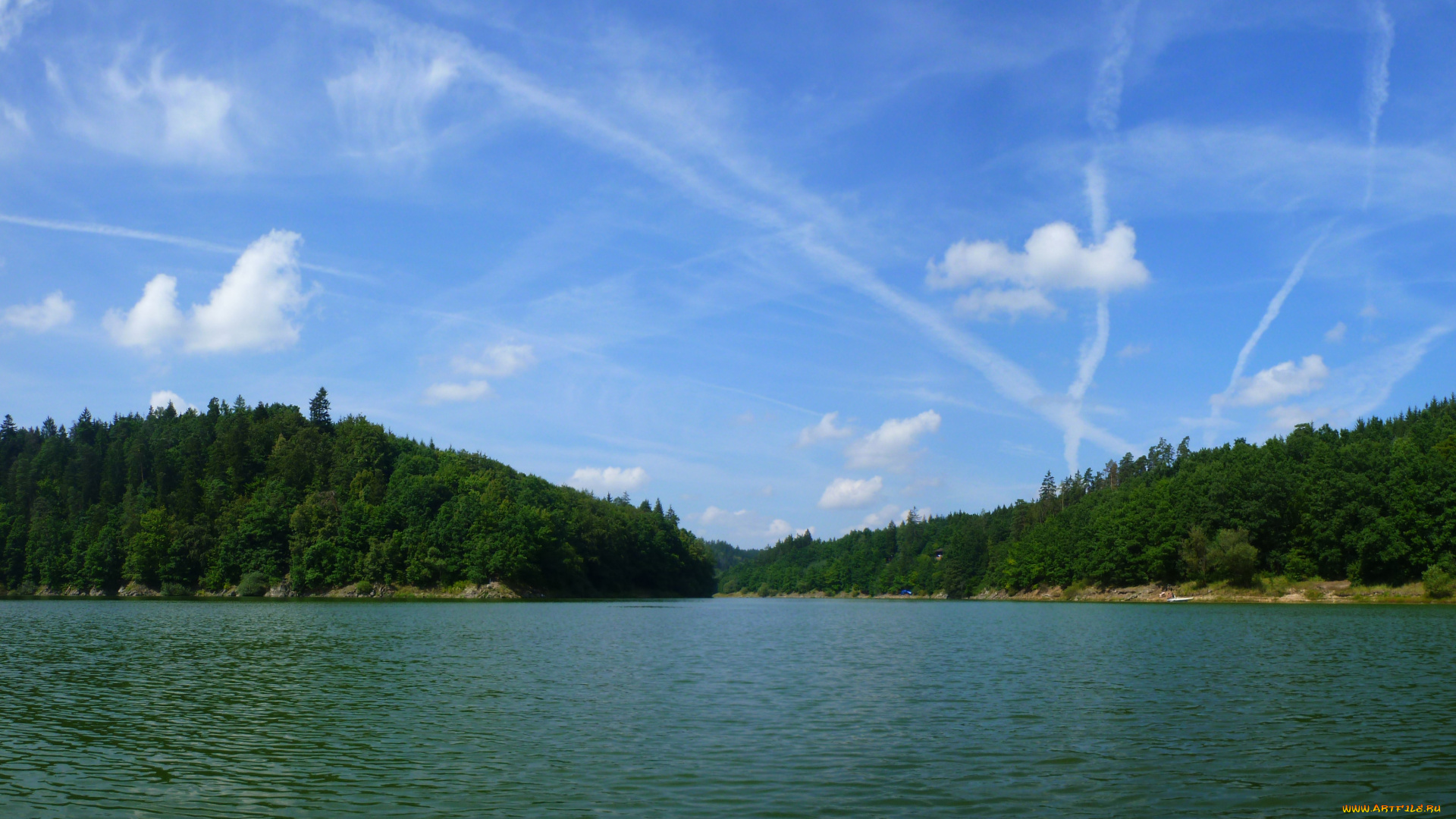 природа, реки, озера, Чехия