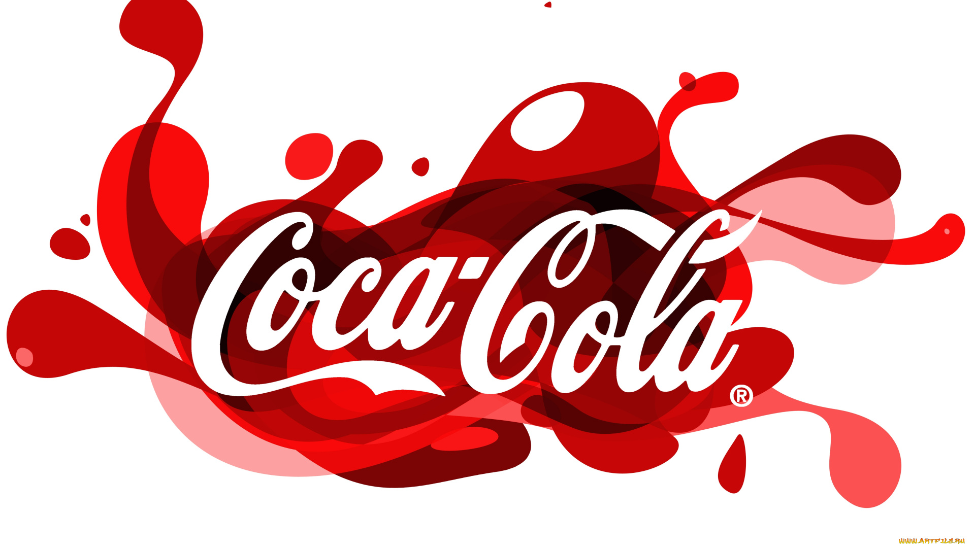 бренды, coca, cola, logo, красный, логотип, кока, кола
